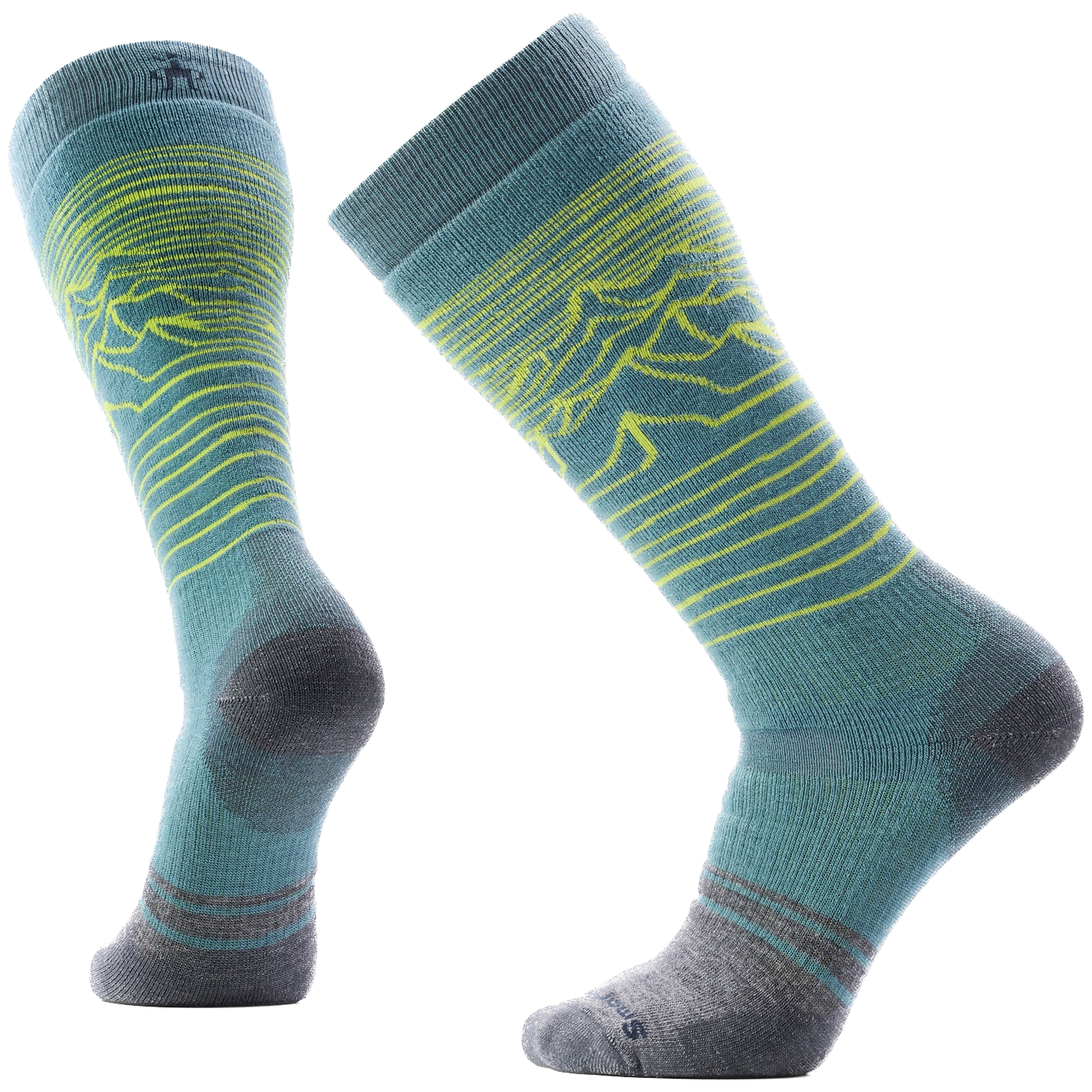 Skarpety narciarskie Smartwool Snowboard Full Cushion Iguchi OTC Socks Rozmiar skarpet: 42-45 / Kolor: zielony