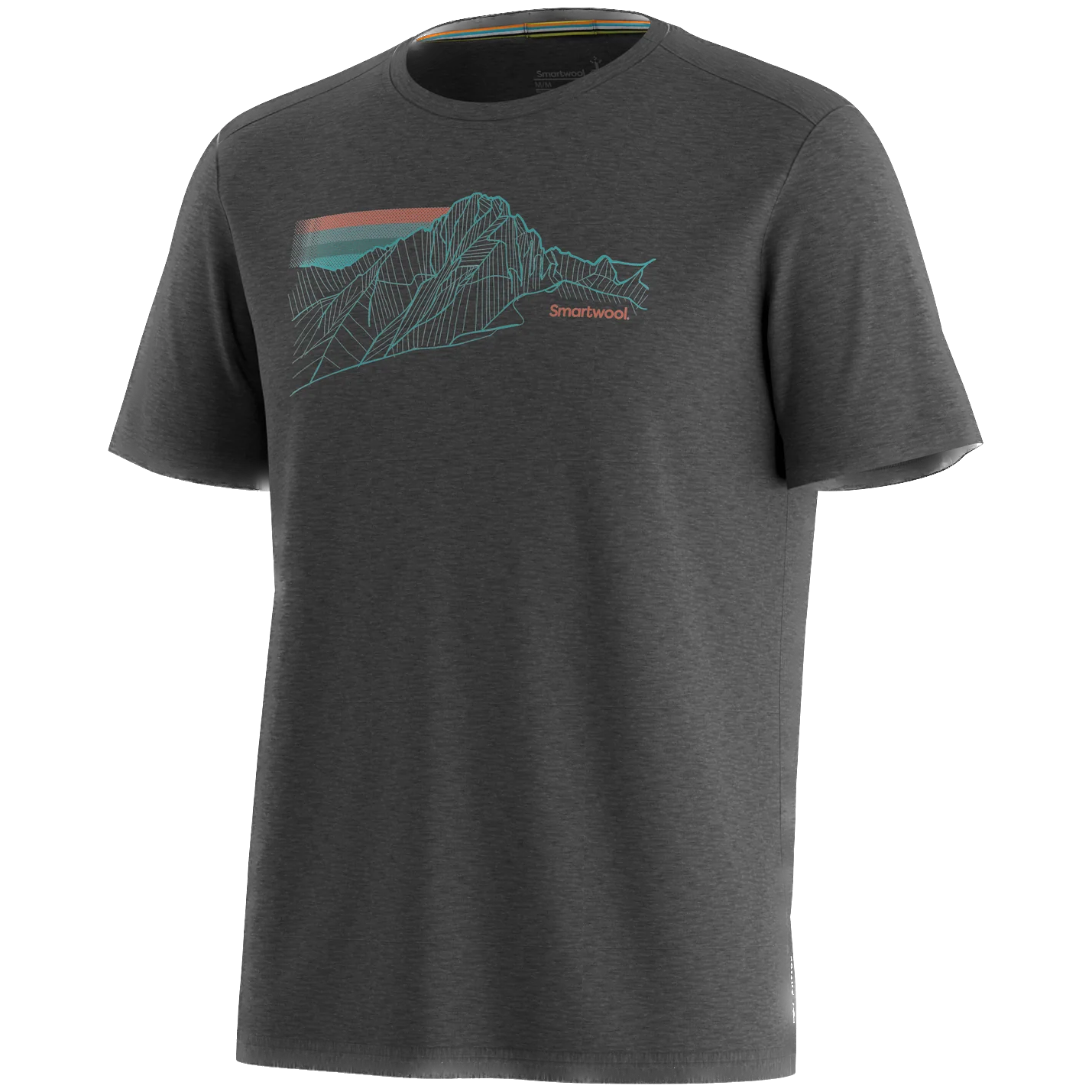 Męska koszulka Smartwool Men's Alpine Trace Active Short Sleeve G Rozmiar: L / Kolor: szary
