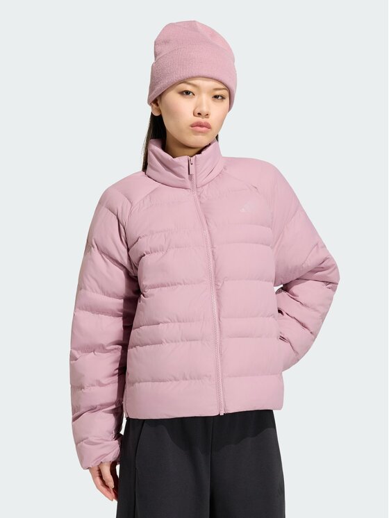 adidas Kurtka zimowa Essentials Packable KS5302 Fioletowy jasny Loose Fit
