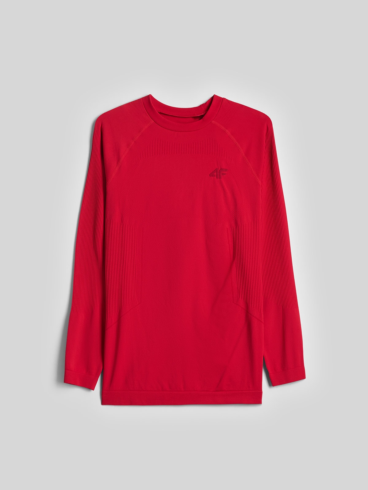 4F Bielizna termoaktywna bezszwowa (góra) męska - czerwona XXL/3XL