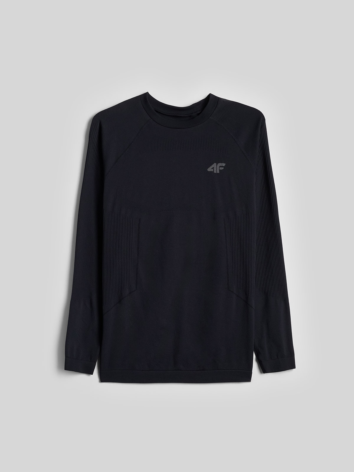 4F Bielizna termoaktywna bezszwowa (góra) męska - czarna XXL/3XL