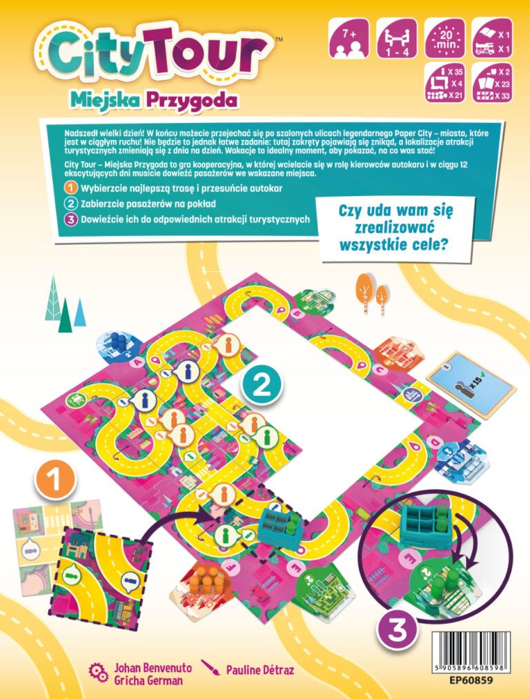 Gra familijna City Tour - Miejska Przygoda EP60859