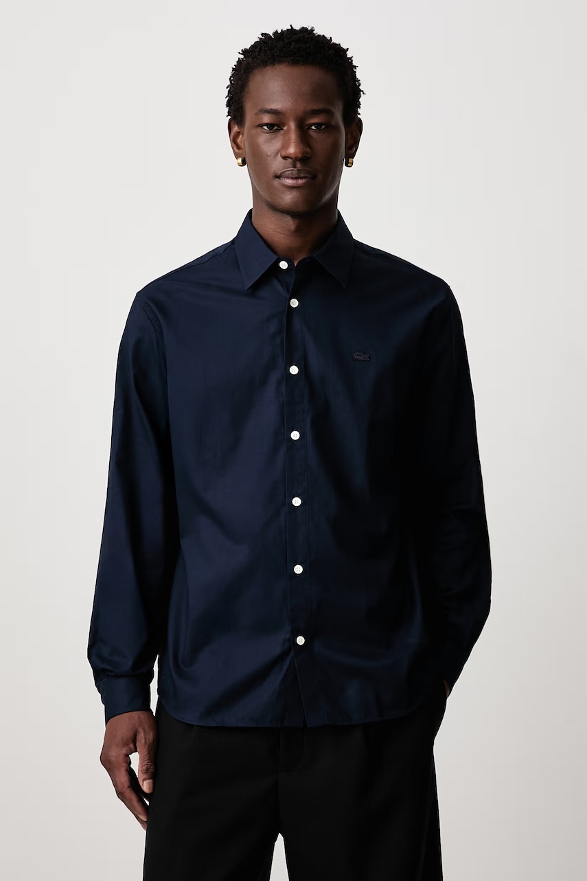 Lacoste koszula oxford bawełniana