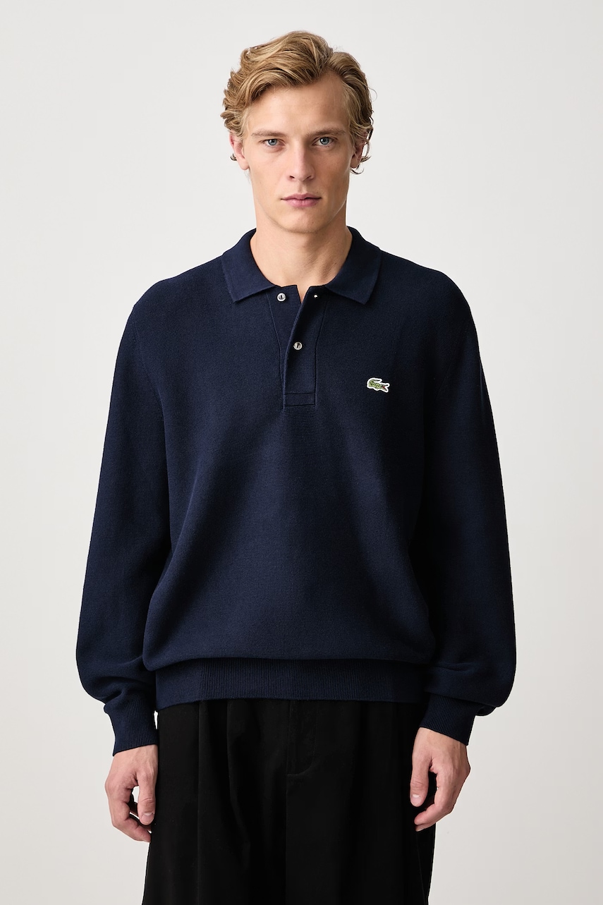 Lacoste sweter bawełniany męski
