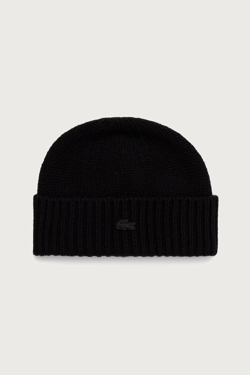 Lacoste czapka beanie wełniana