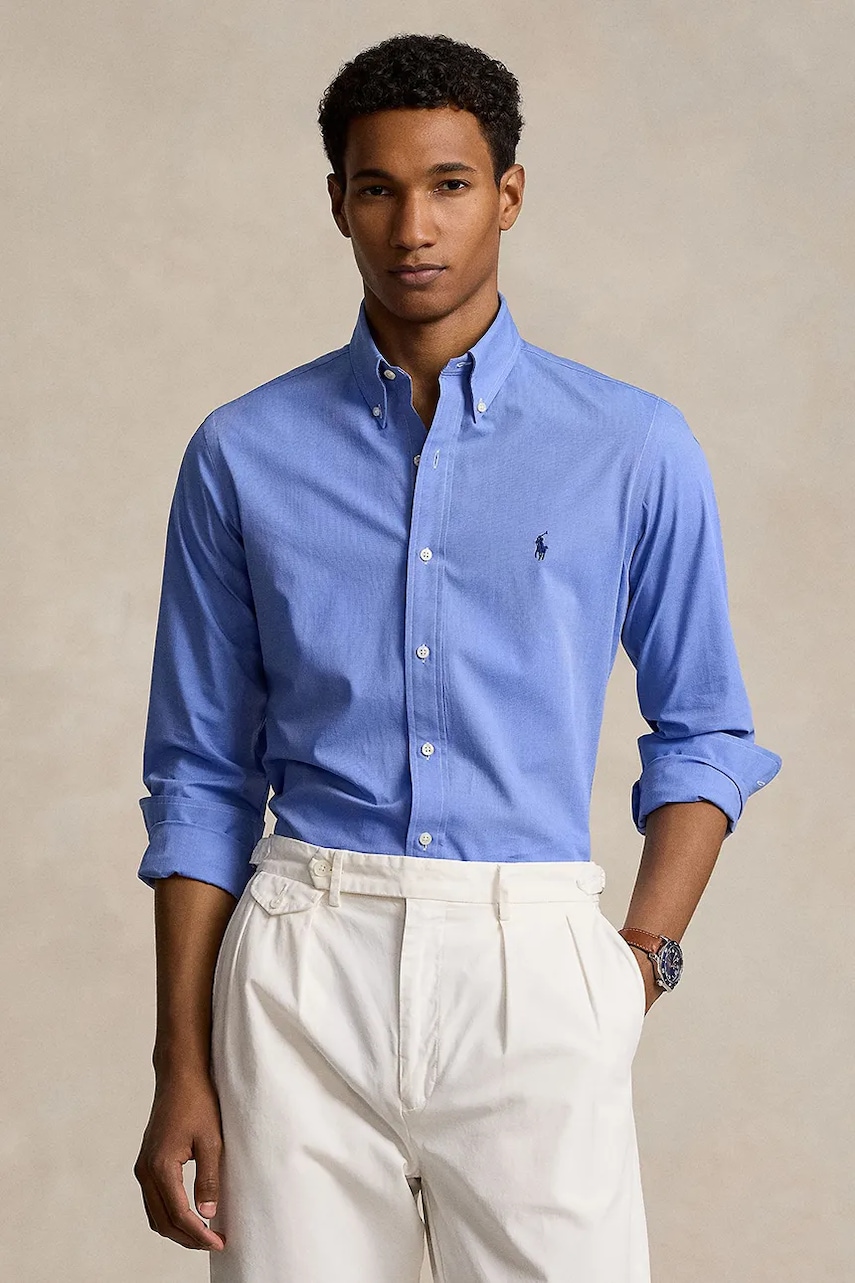 Polo Ralph Lauren koszula męska bawełniana z elastanem