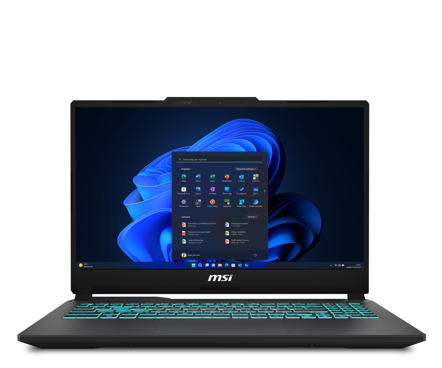 MSI Cyborg 15 Black Edition i5-13420H/16GB/512/Win11 RTX4050 A13VEO-2629PLY