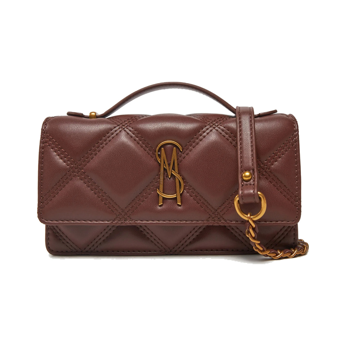 Torebka Steve Madden Bjeffa SM13001604CHO – brązowa pikowana crossbody 21×12×5 cm
