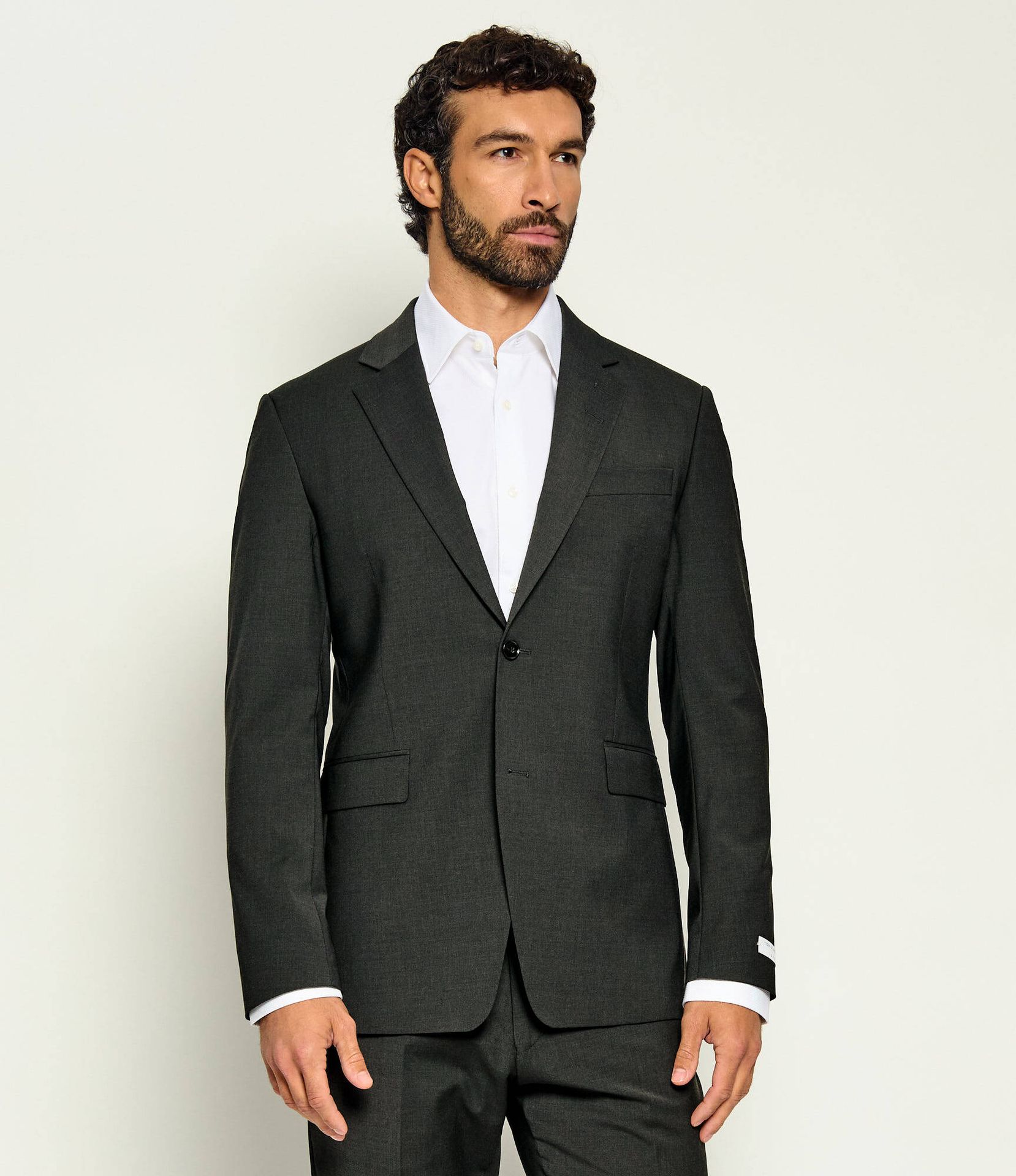 TIGER OF SWEDEN Marynarka Justins Slim Fit z dodatkiem wełny
