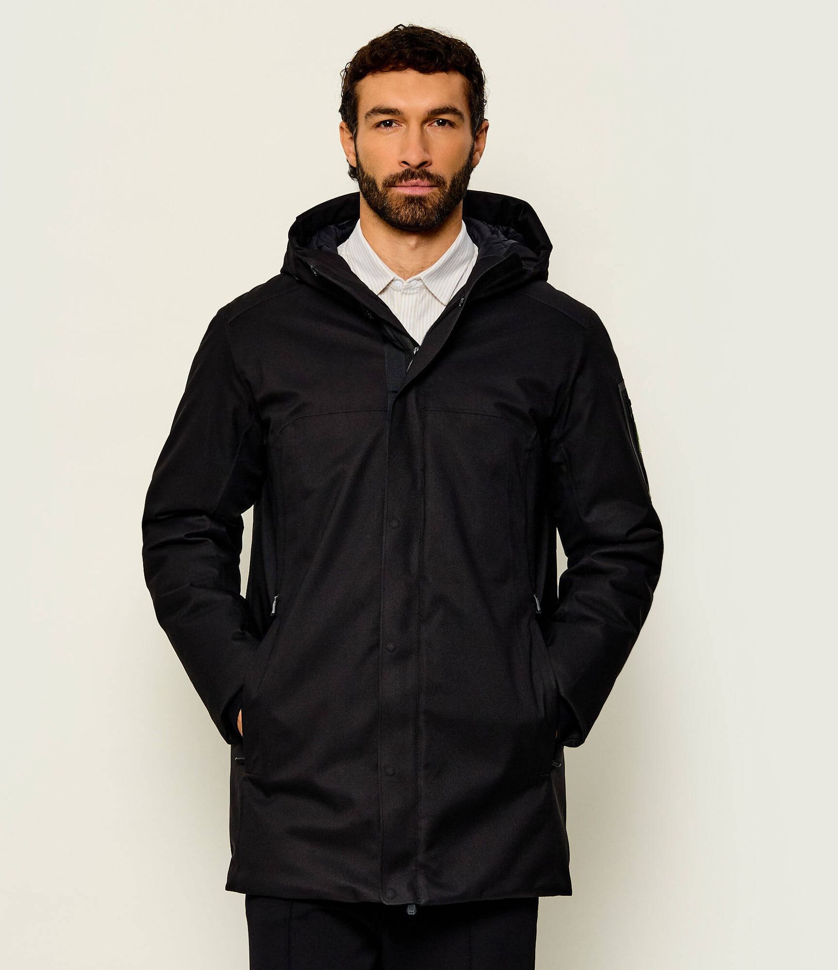 BOSS GREEN Parka OW_Hexatech Regular Fit