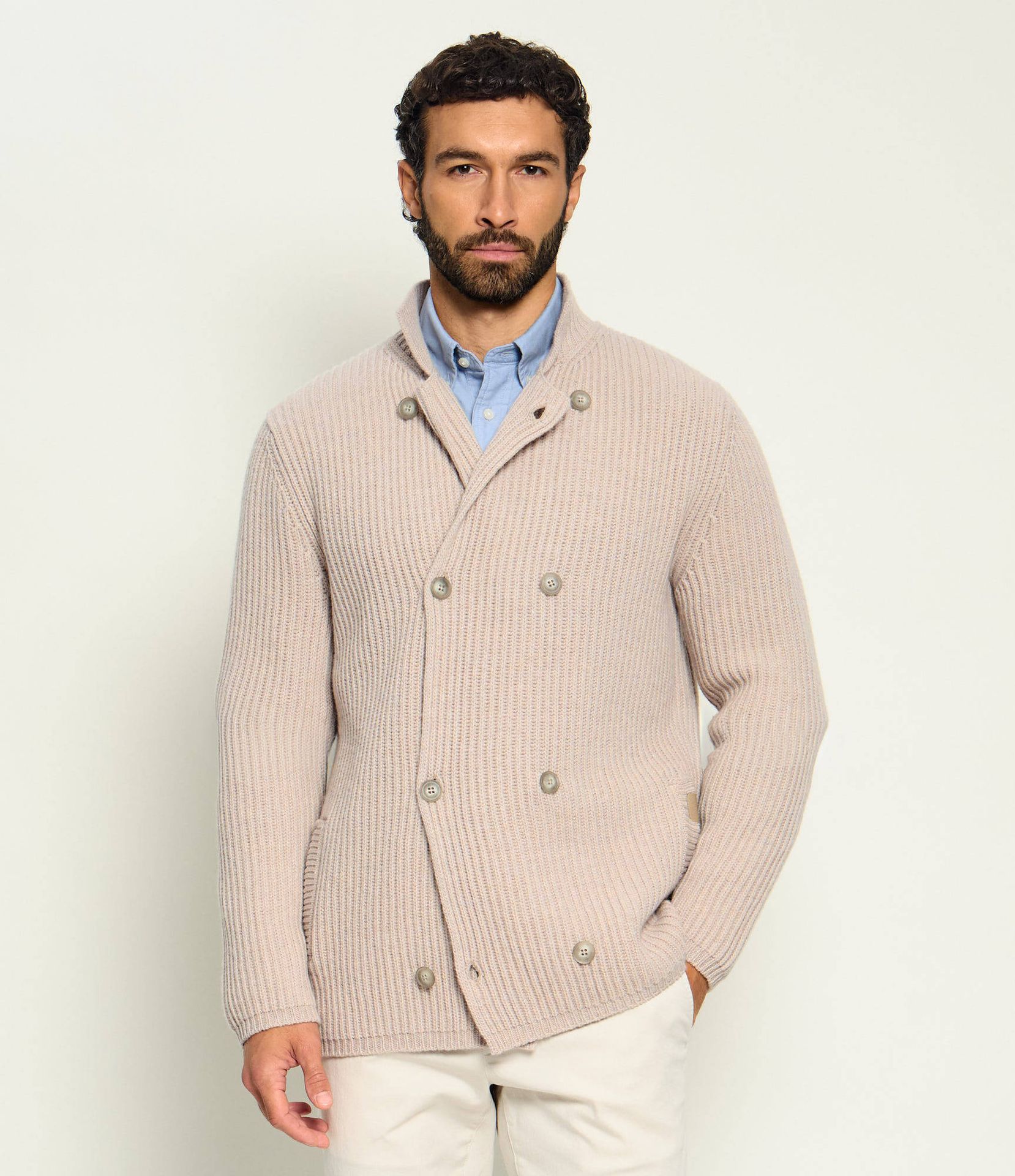 Fay Wełniany kardigan Regular Fit