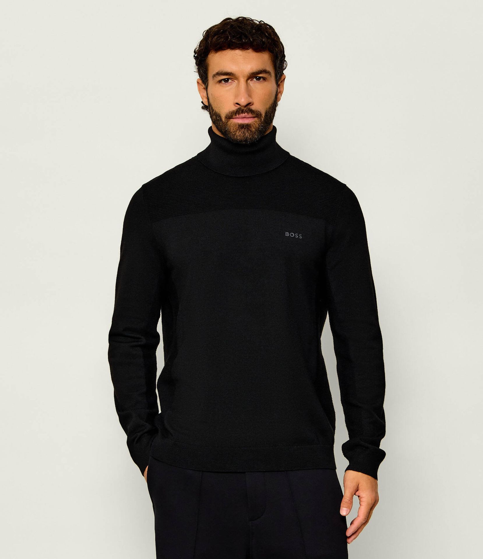 BOSS GREEN Golf KN_Momentum-X TN Regular Fit z dodatkiem wełny
