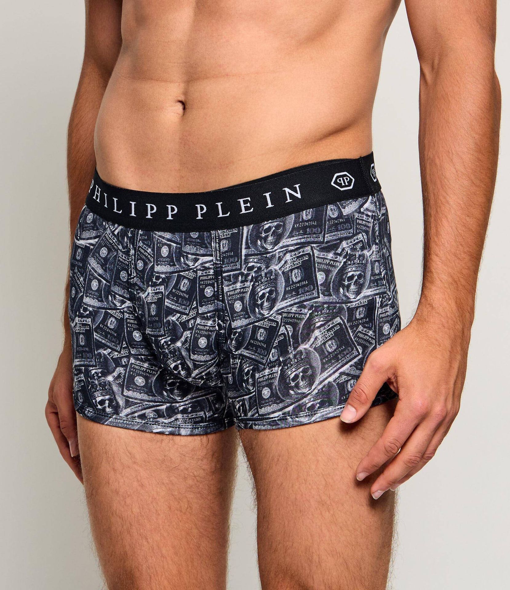 Philipp Plein Bokserki All-Over Plein Dollar