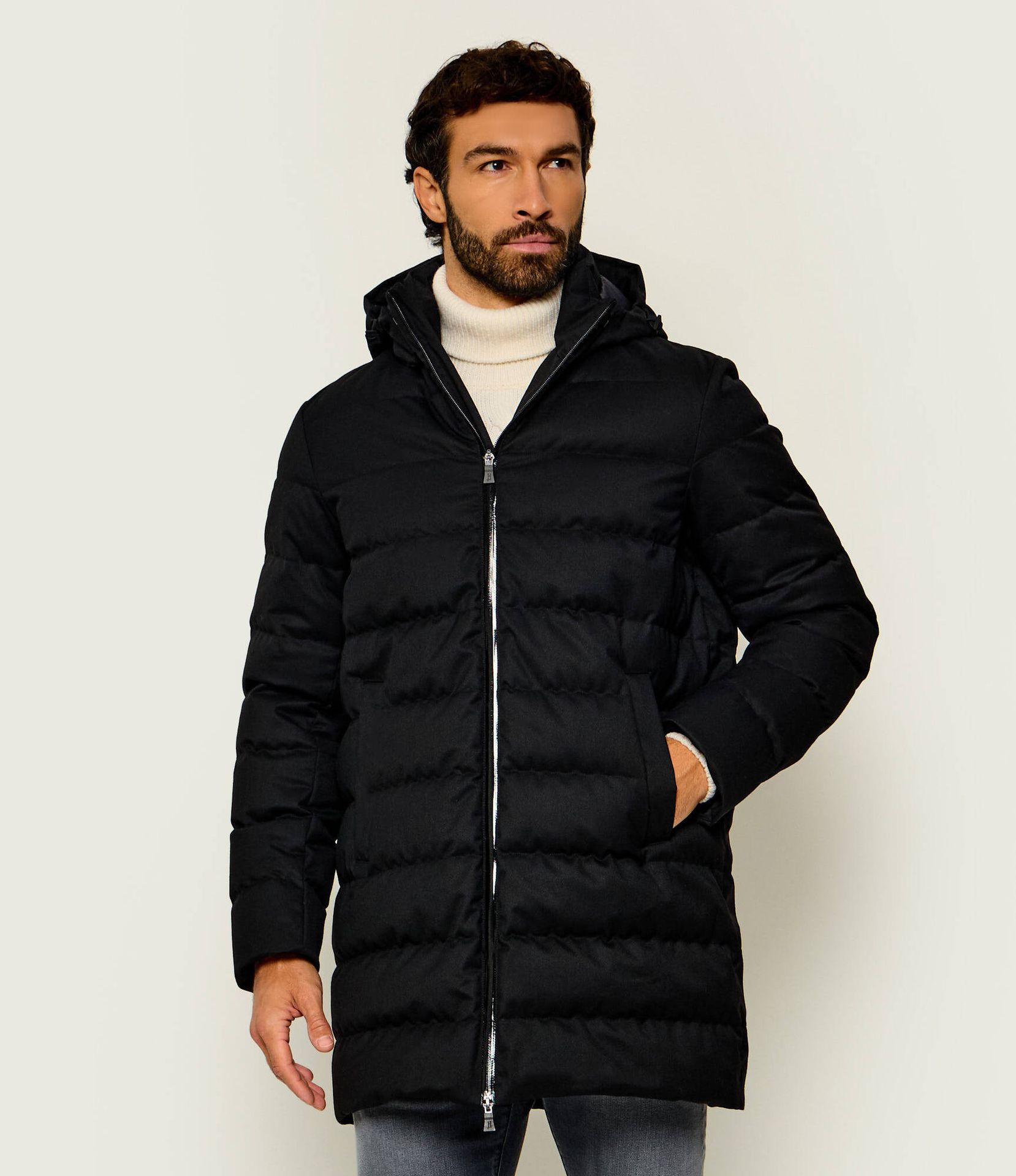 Herno Puchowa kurtka Regular Fit z dodatkiem wełny