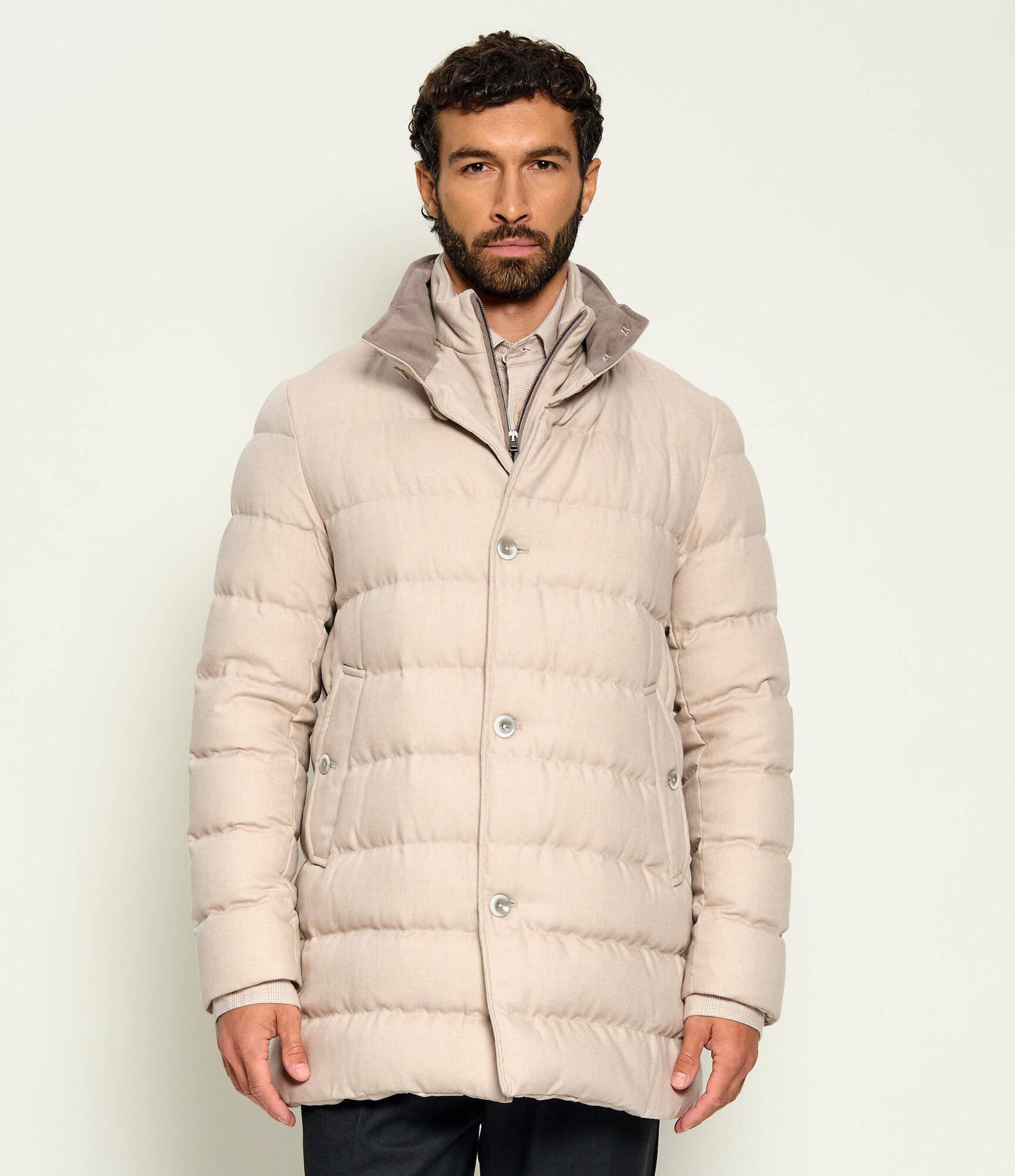 Herno Puchowa kurtka 2w1 Regular Fit z dodatkiem wełny