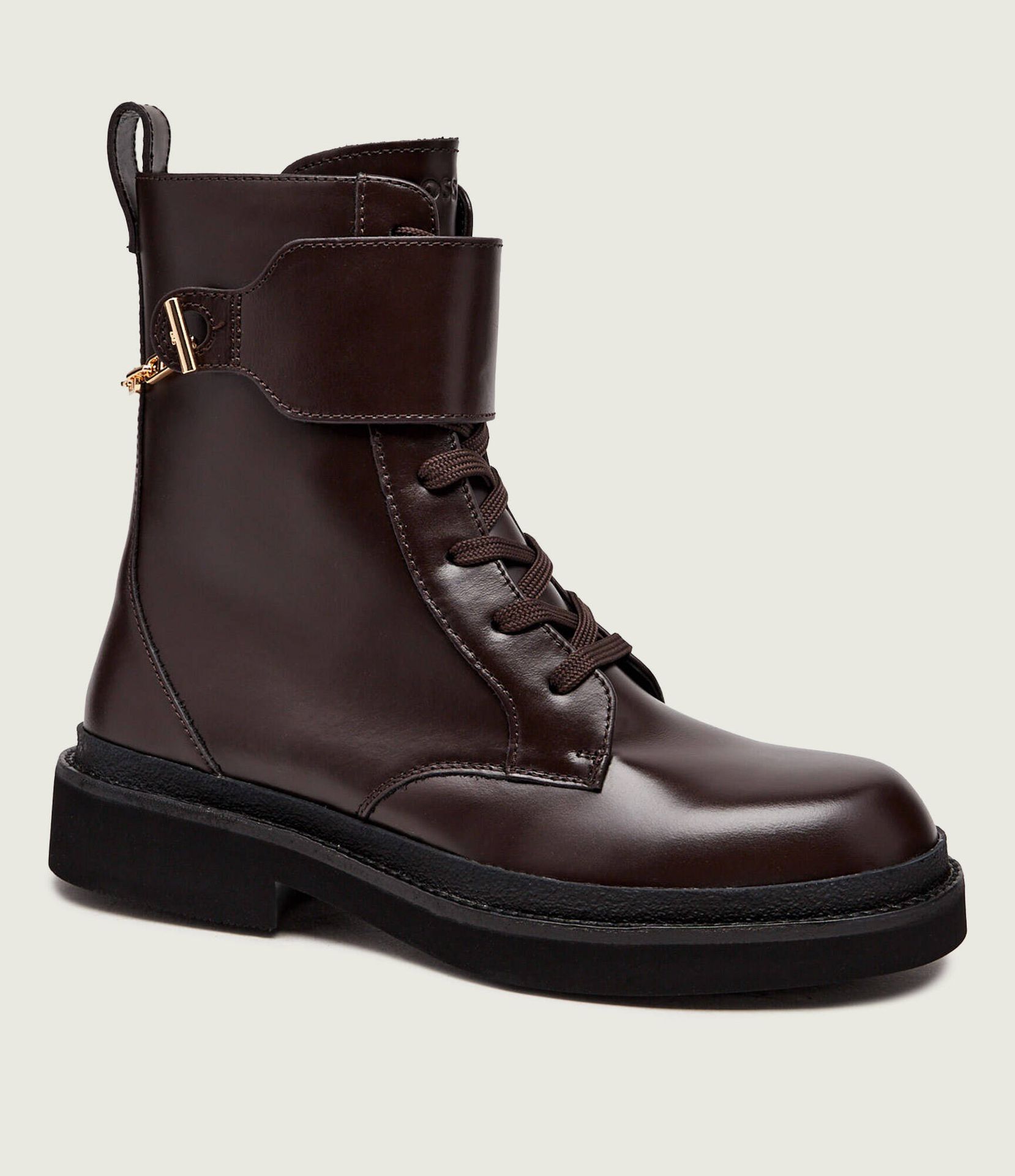 BOSS BLACK Skórzane botki Eleri_LUBootie_LTZPT
