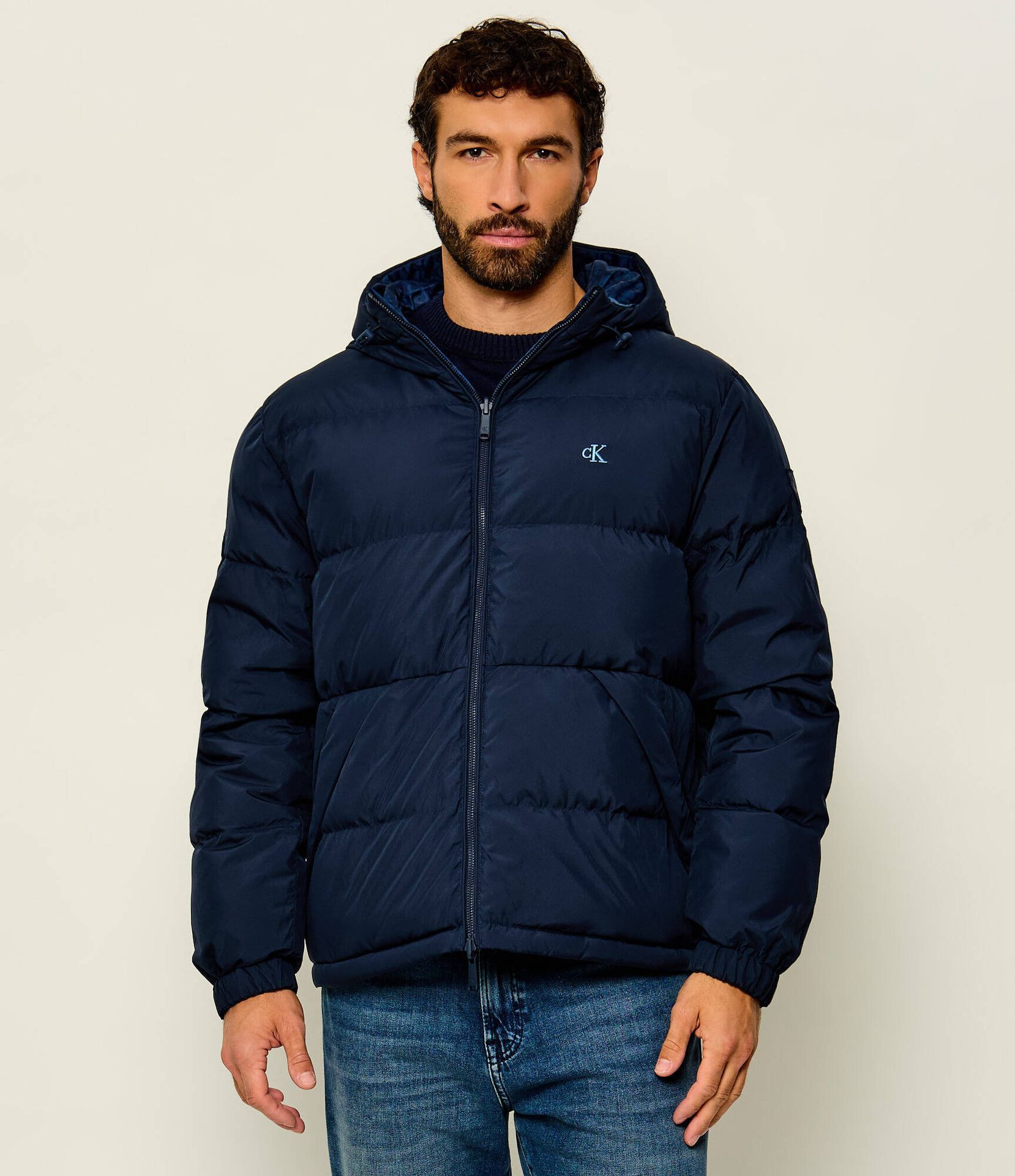 Calvin Klein Jeans Puchowa dwustronna kurtka Regular Fit