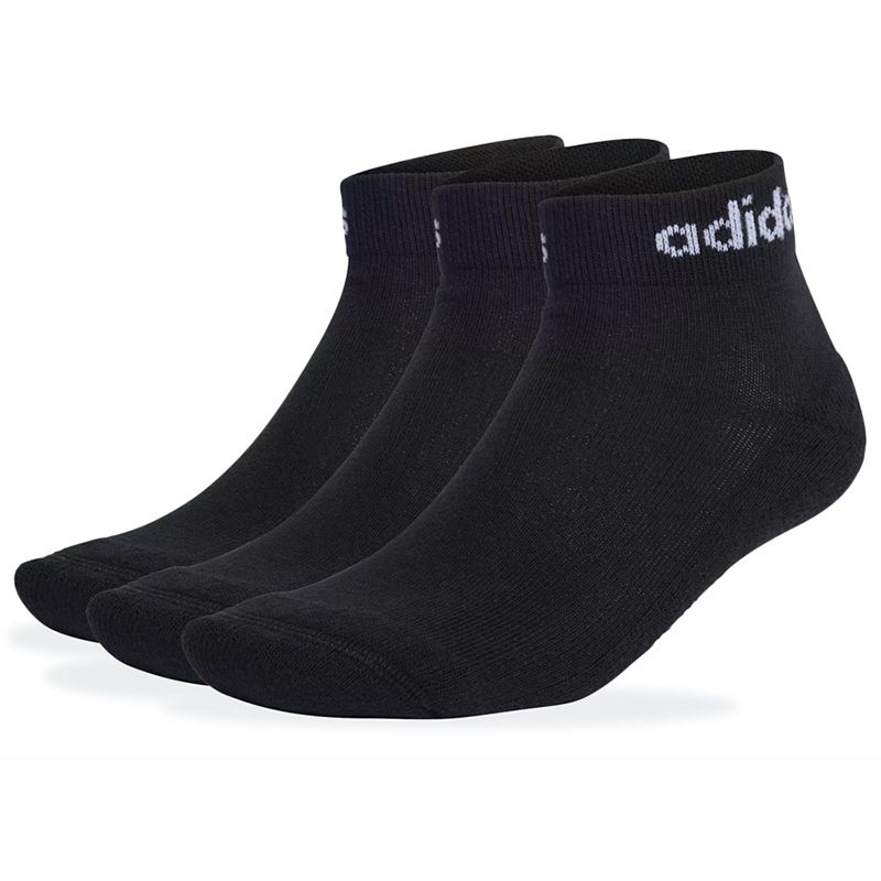 Skarpety unisex adidas Sportswear Linear Ankle Socks Cushioned Socks 3 Pairs IC1303 - czarne