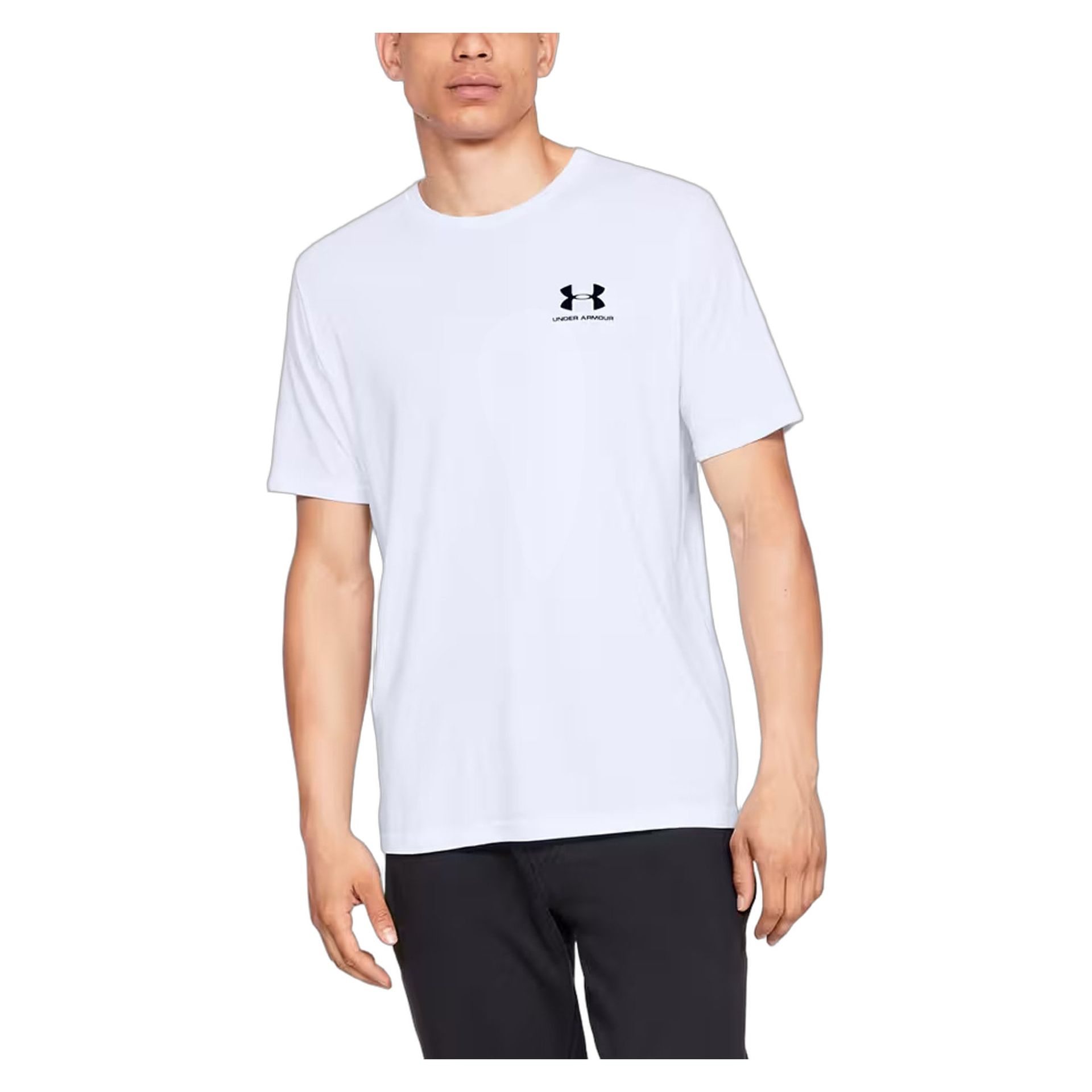 UA M L CHEST LOCKUP SS MFO White - XXL