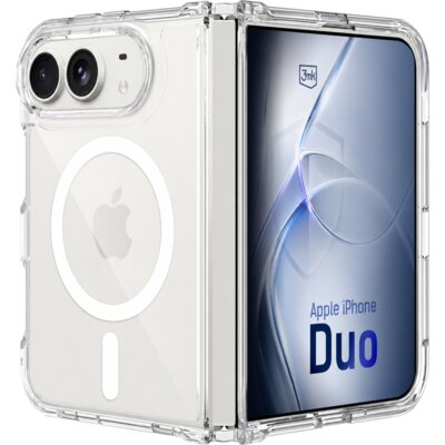 3MK Etui Hardy LiqForce MagCase do Apple iPhone Duo Przezroczysty W-3HLFMACX-AIPF121