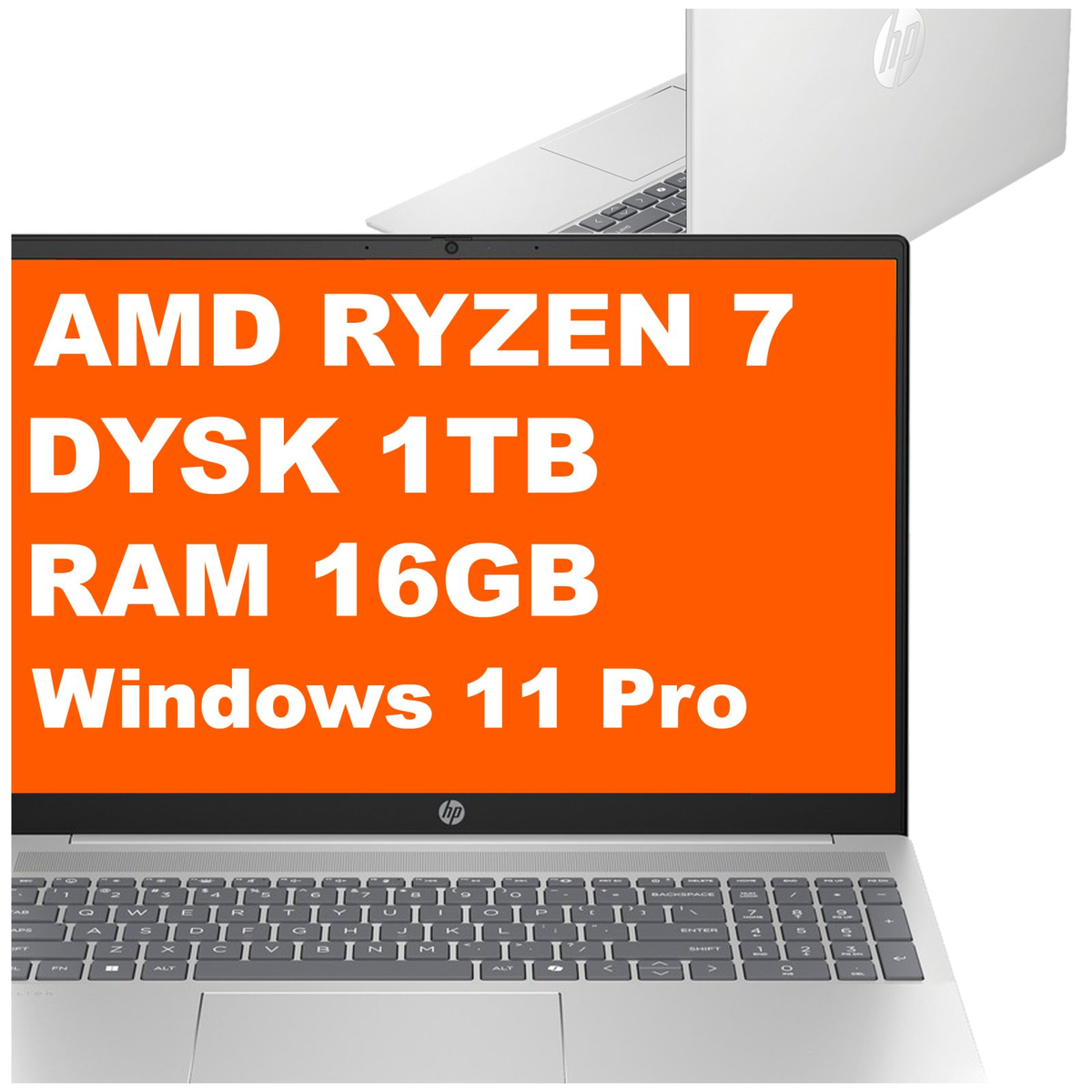 HP Pavilion 16-ag0019nw / B4MD8EA / AMD Ryzen 7 / 16GB / 1TB / Radeon 780M / 16