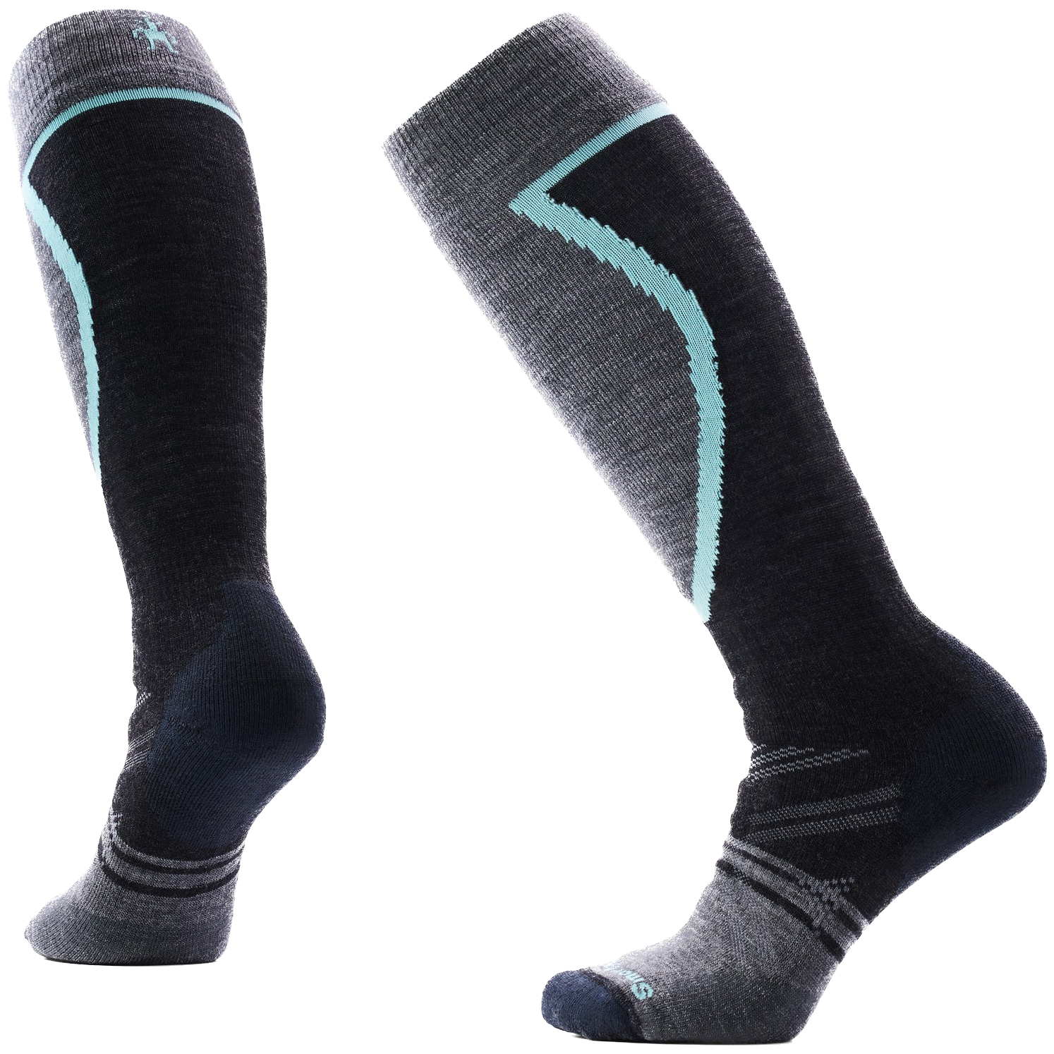 Skarpety narciarskie Smartwool W Ski Full Cushion OTC - Recycled Rozmiar skarpet: 34-37 / Kolor: szary