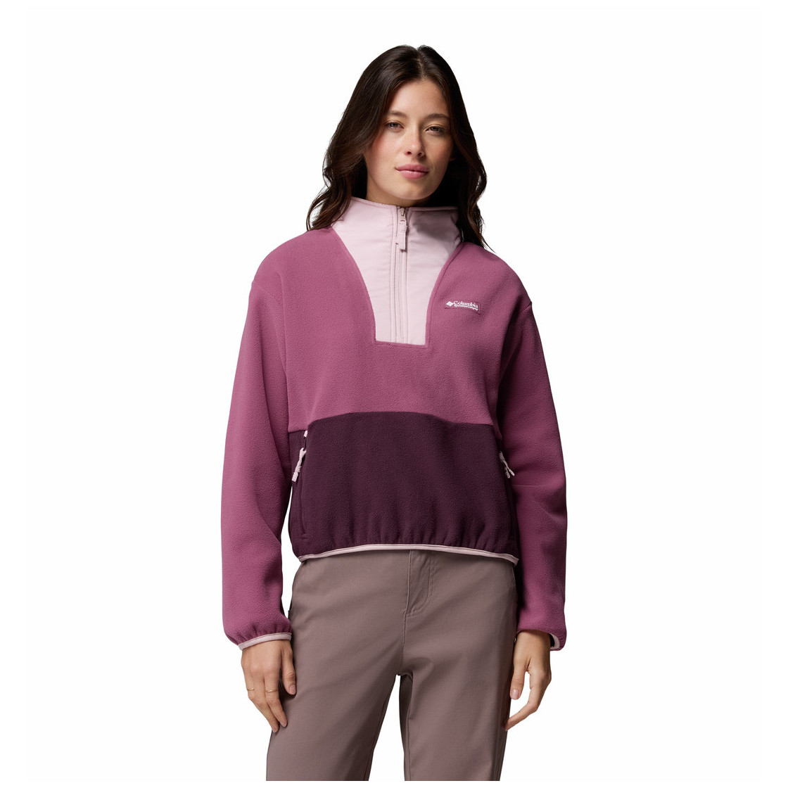 Bluza damska Columbia Sequoia Grove™ II Half Zip Fleece Rozmiar: M / Kolor: fioletowy