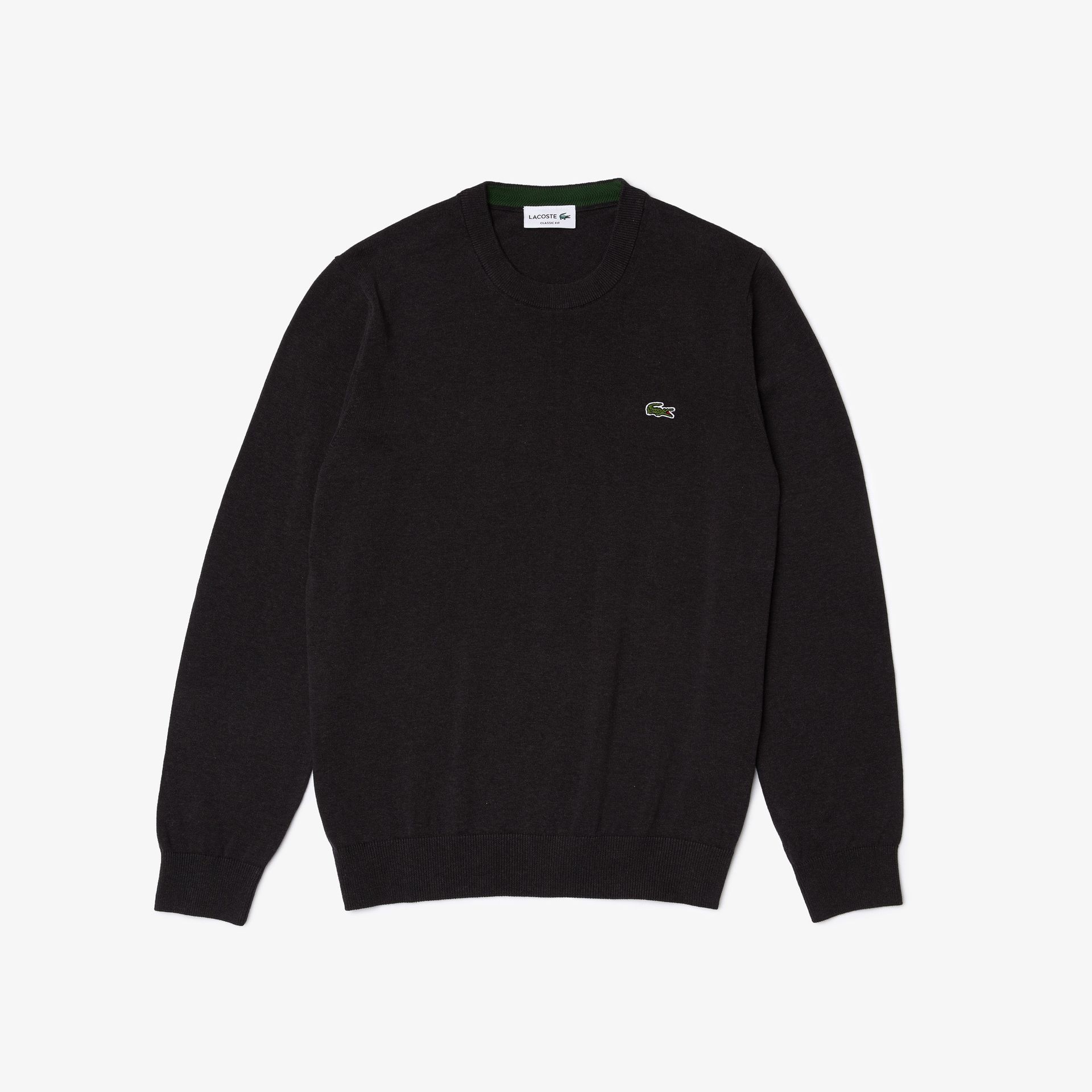Lacoste Męski Sweter Z Bawełny Organicznej Z Okrągłym Dekoltem