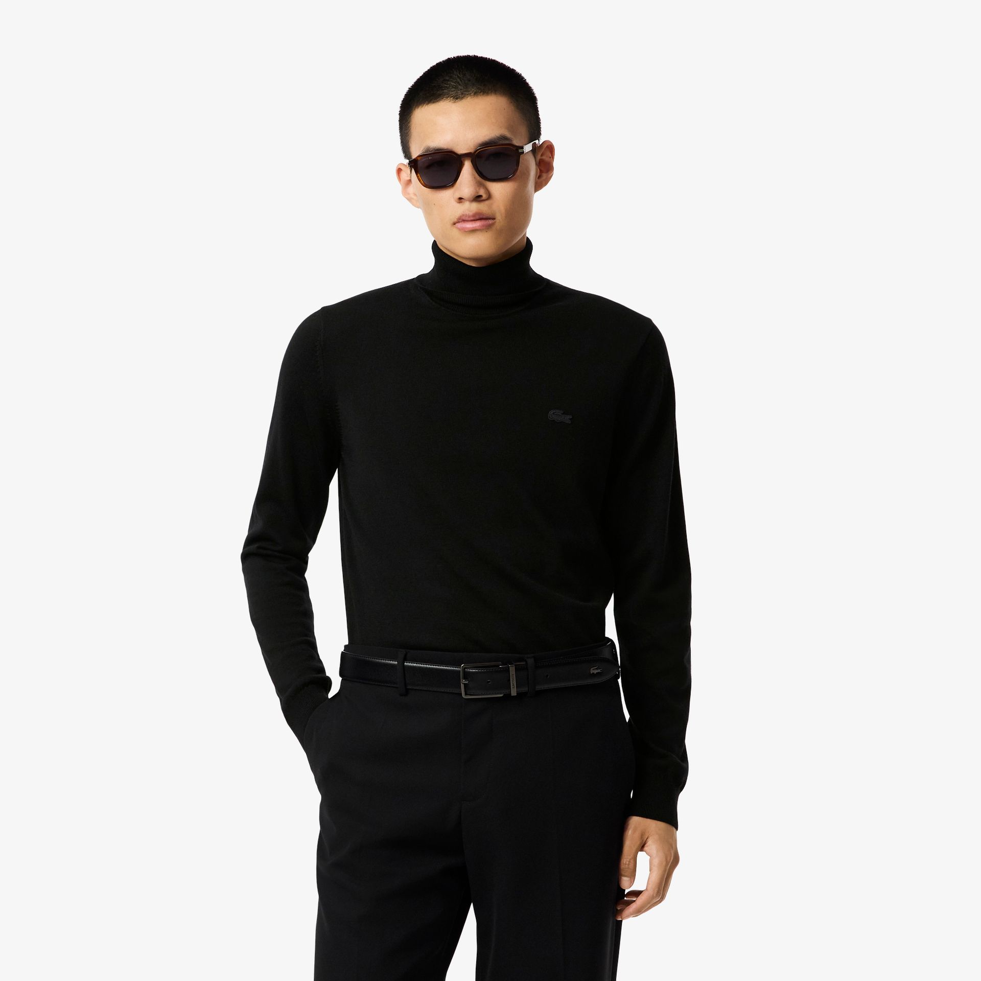 Lacoste Męski Golf Z Wełny Merynosów