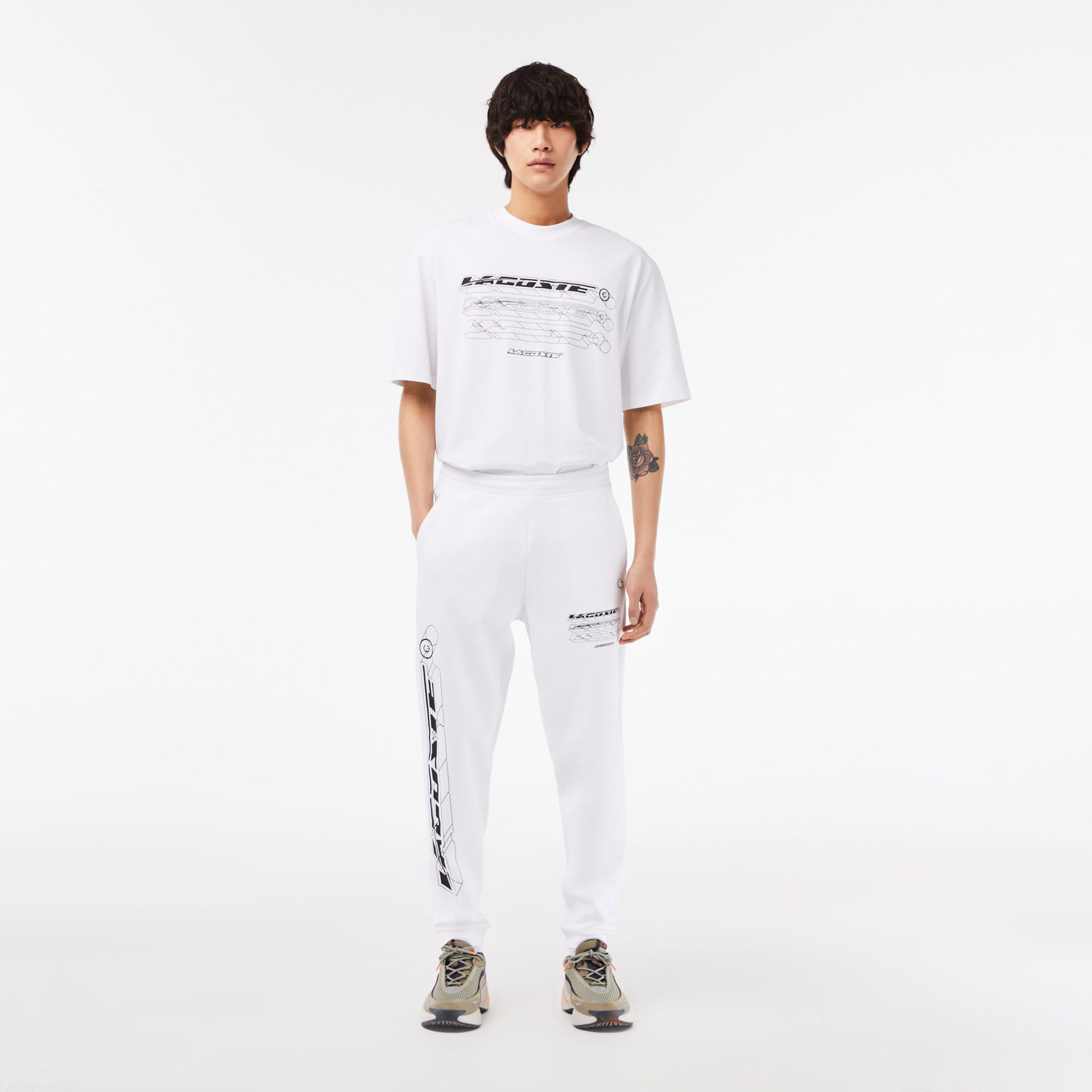 Lacoste Spodnie Dresowe Męskie Slim Fit, Dwustronne