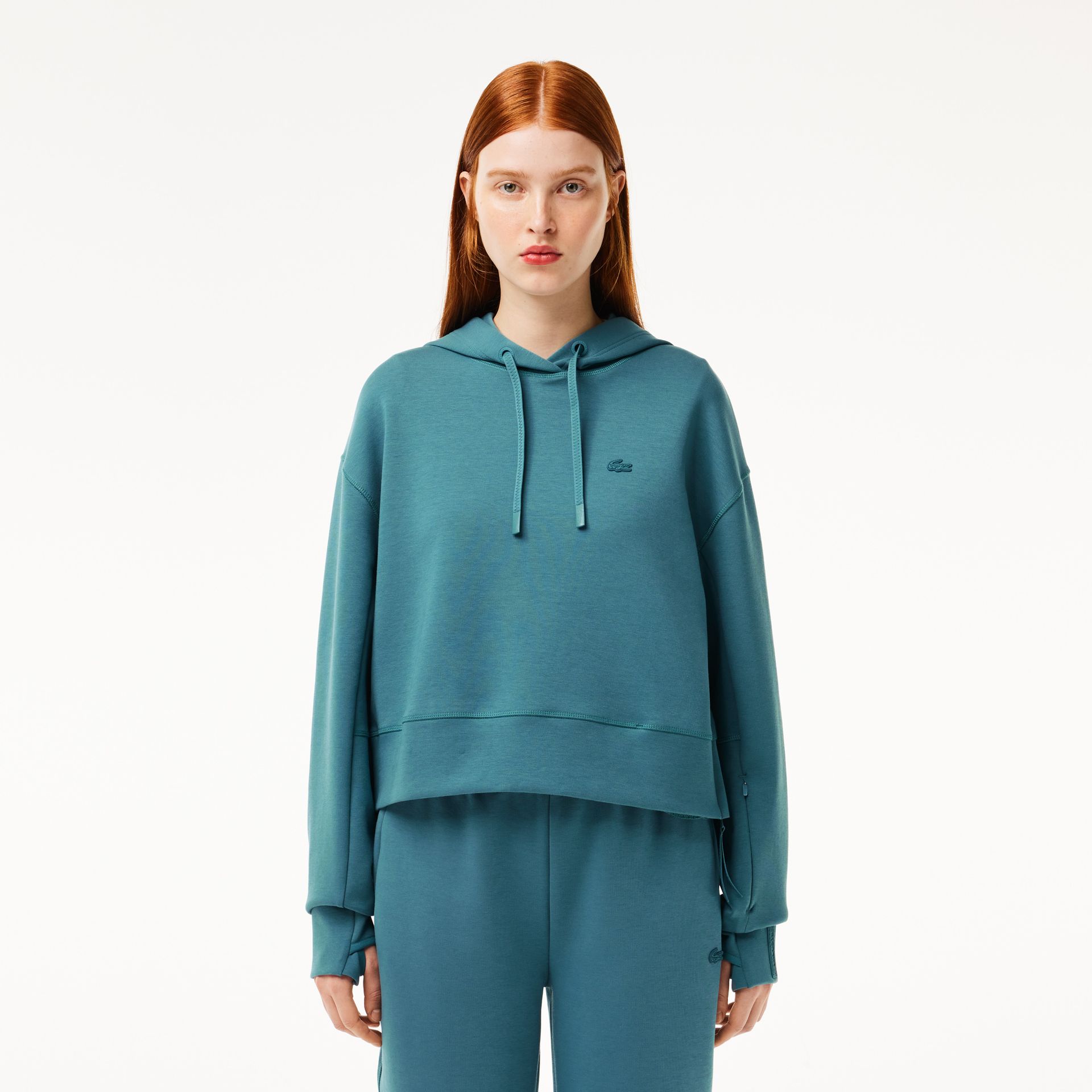 Lacoste Bluza Damska Z Kapturem Jogger