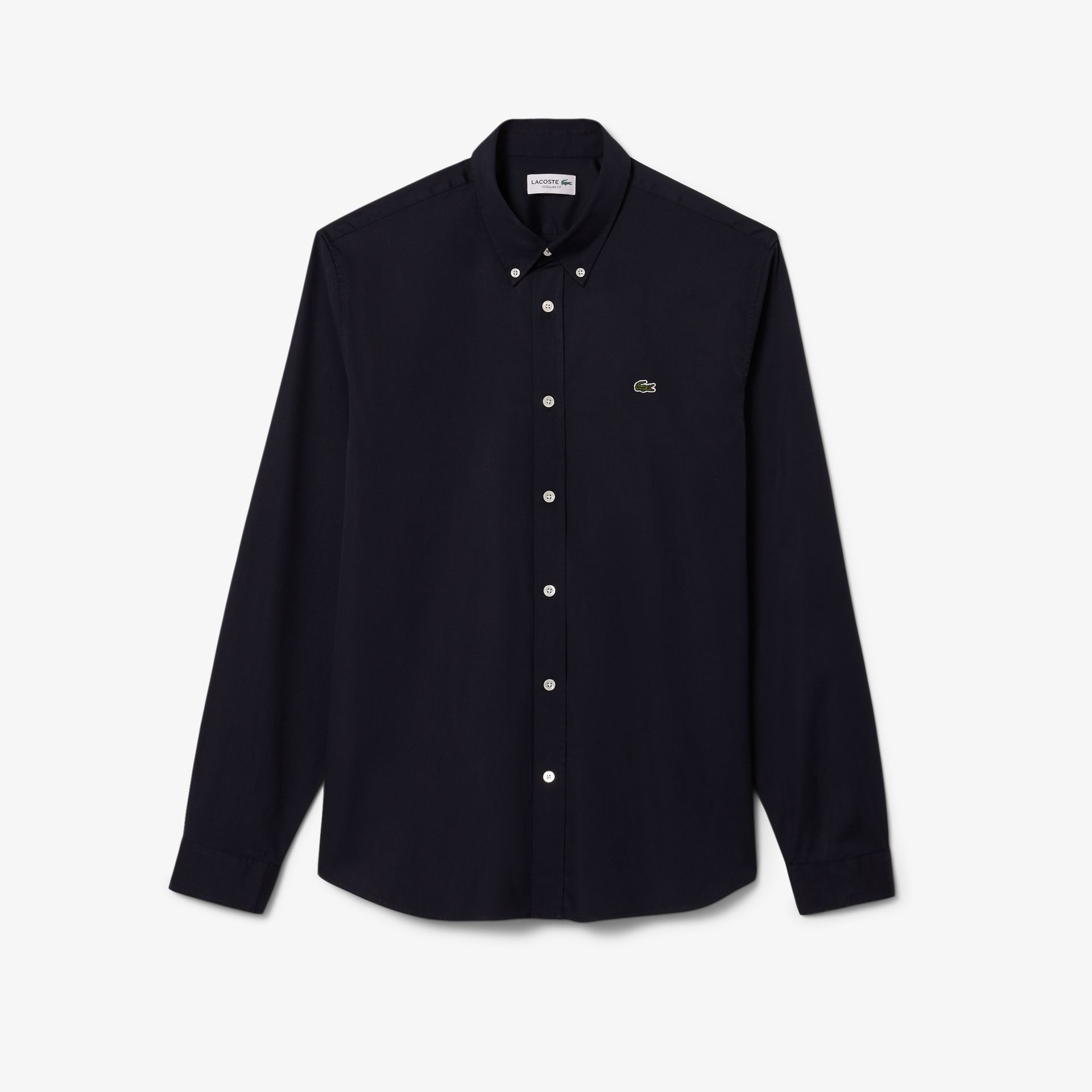 Lacoste Męska Koszula Regular Fit Z Bawełny Granatowy