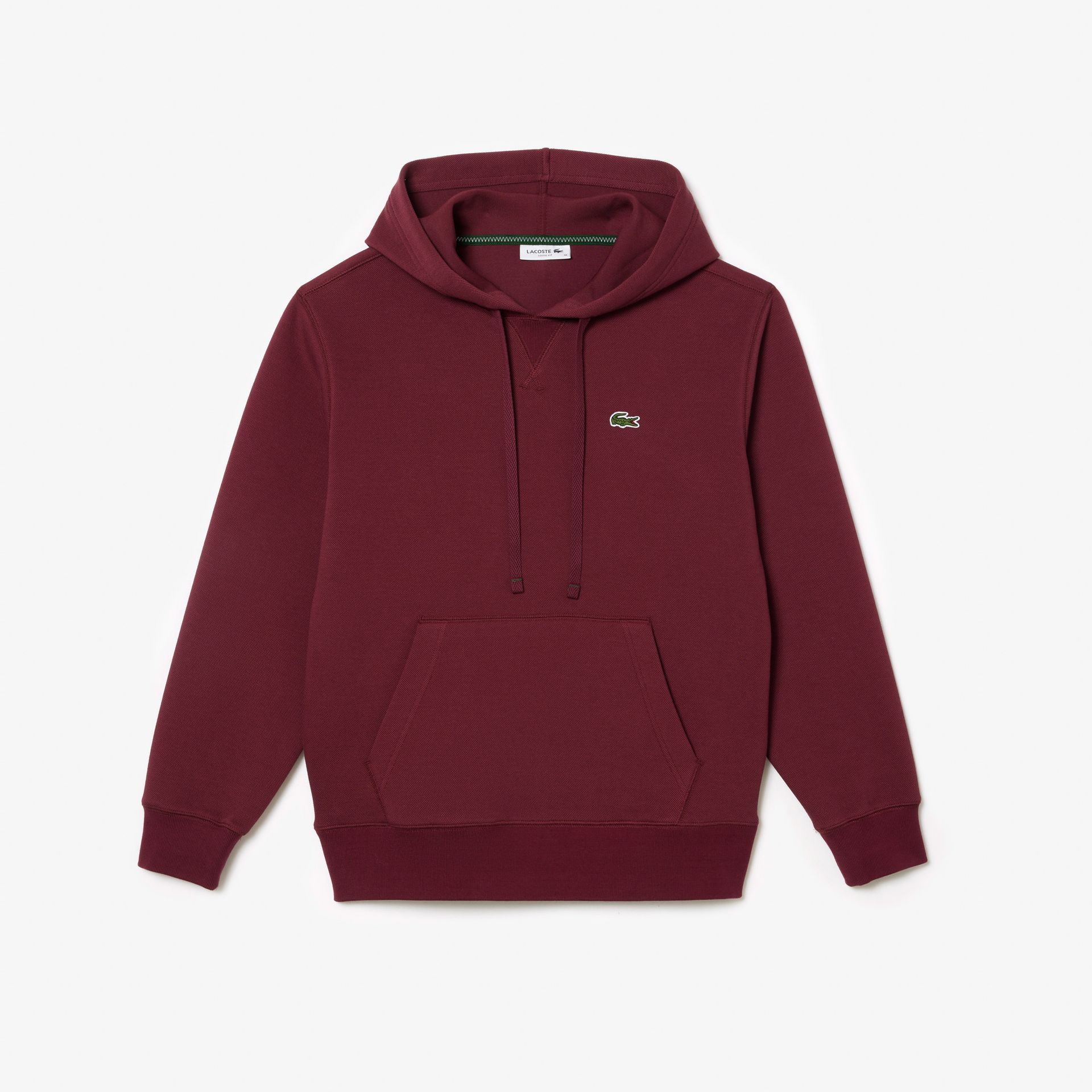 Lacoste Bluza Damska Z Kapturem I Luźnym Krojem Z Mieszanki Bawełny