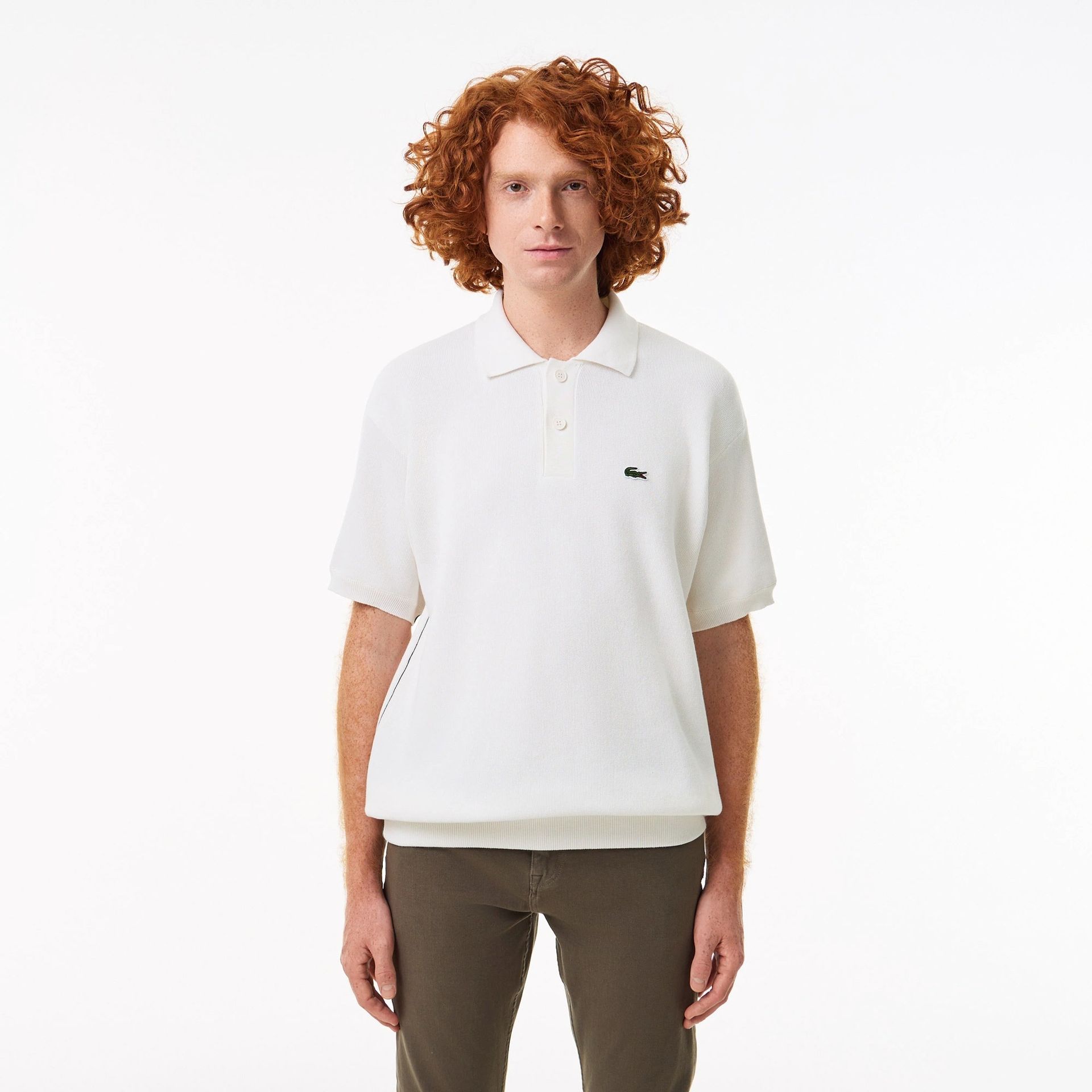 Lacoste Koszulka Polo Z Organicznej Bawełny Z Kołnierzykiem