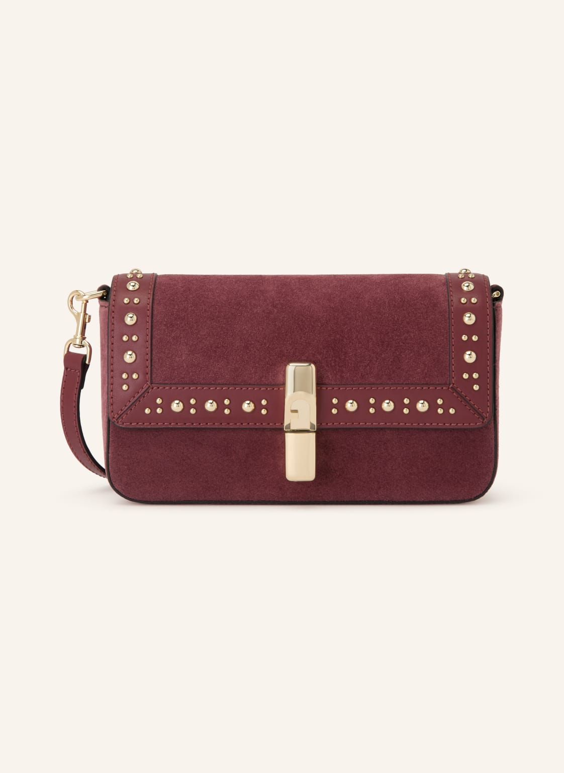Furla Listonoszka Iride Small Z Nitami rot