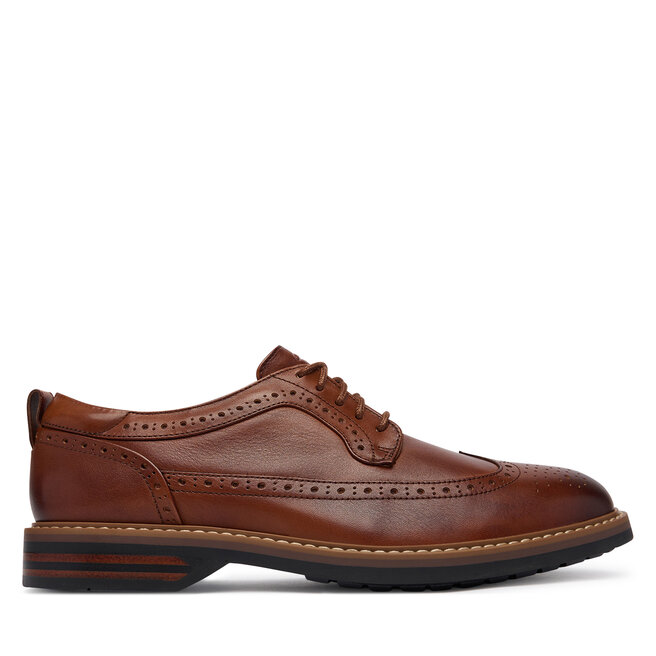Półbuty Clarks Aldwin 2 Limit 26320107 Brązowy