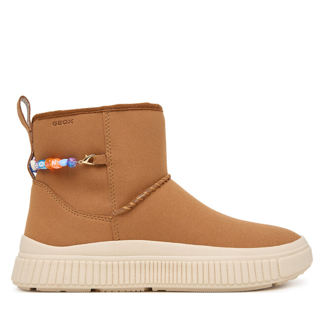 Kozaki Geox J Laquinny Girl J66M3E 000AU C6627 S Brązowy