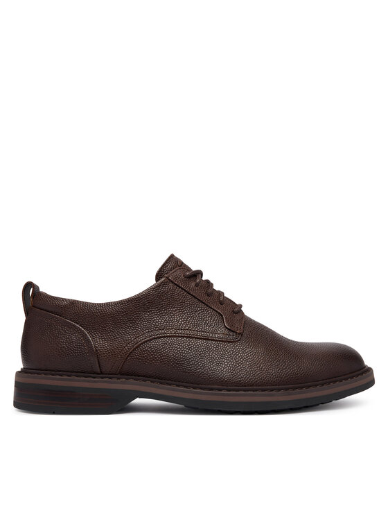 Clarks Półbuty Aldwin 2 Derby 26327155 Brązowy