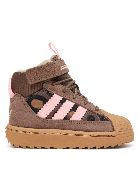 adidas Trzewiki Superstar Winter Trek KH9795 Brązowy