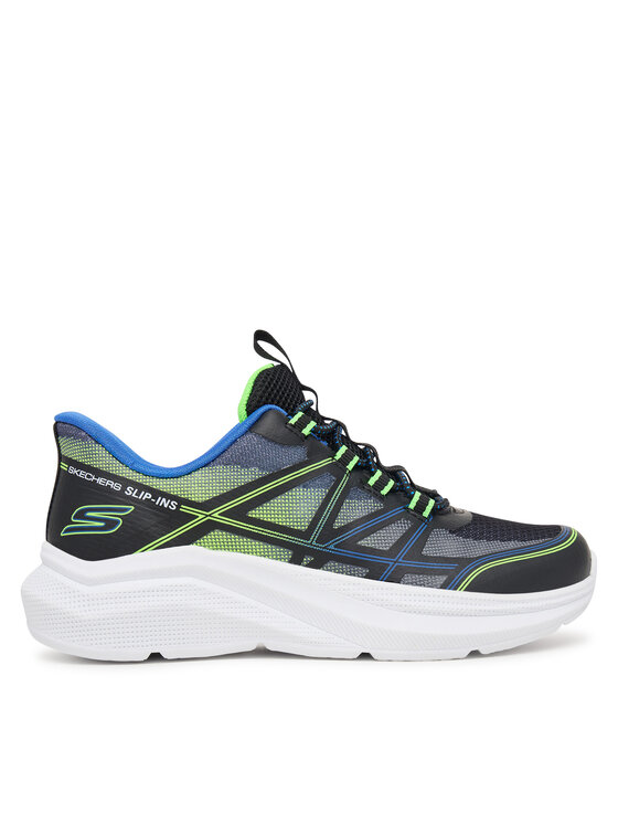 Skechers Sneakersy Microspec Velocity - Grid-Shift 404220L/BBLM Czarny