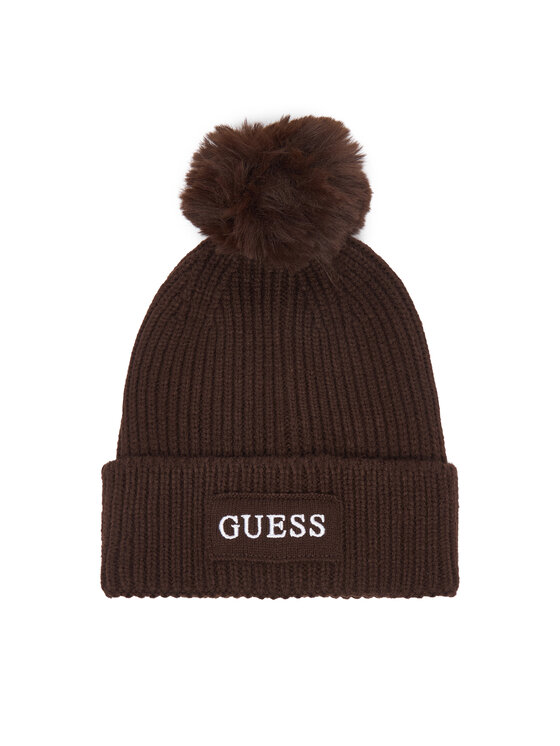 Guess Czapka AW5650 WOL01 Brązowy ciemny