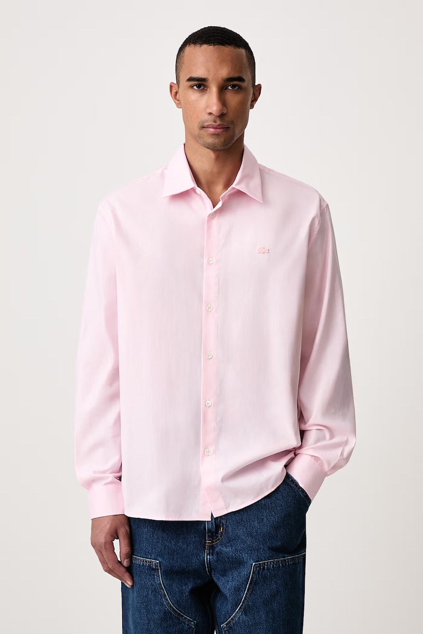 Lacoste koszula oxford bawełniana