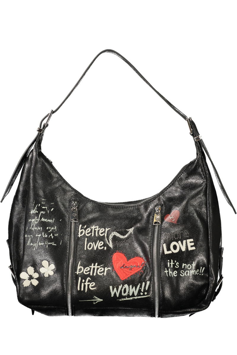 Czarna torebka damska Desigual Wow Heaven Maxi
