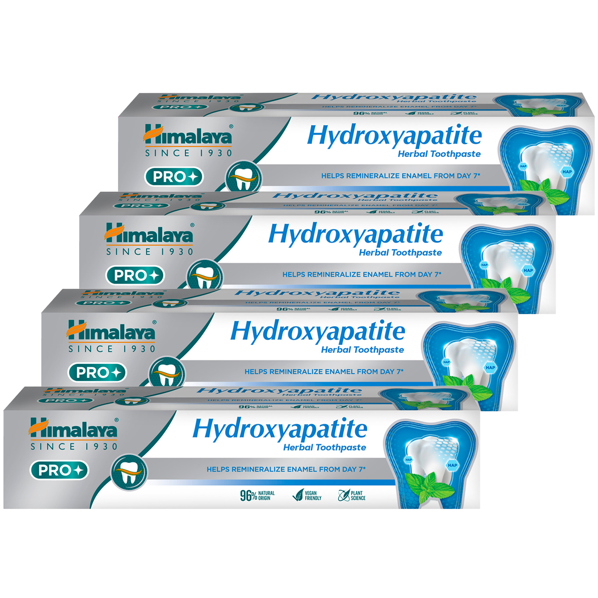 Zestaw Himalaya Pro Hydroxyapatite, pasta do zębów, 4 x 75 ml