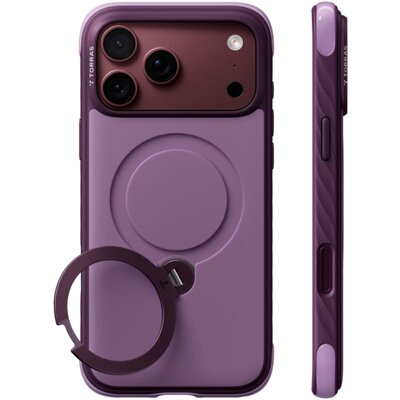 Torras Etui Ostand Q3 Rugg MagSafe do Apple iPhone 17 Pro Max/18 Pro Max Fioletowy X00RP167A18029