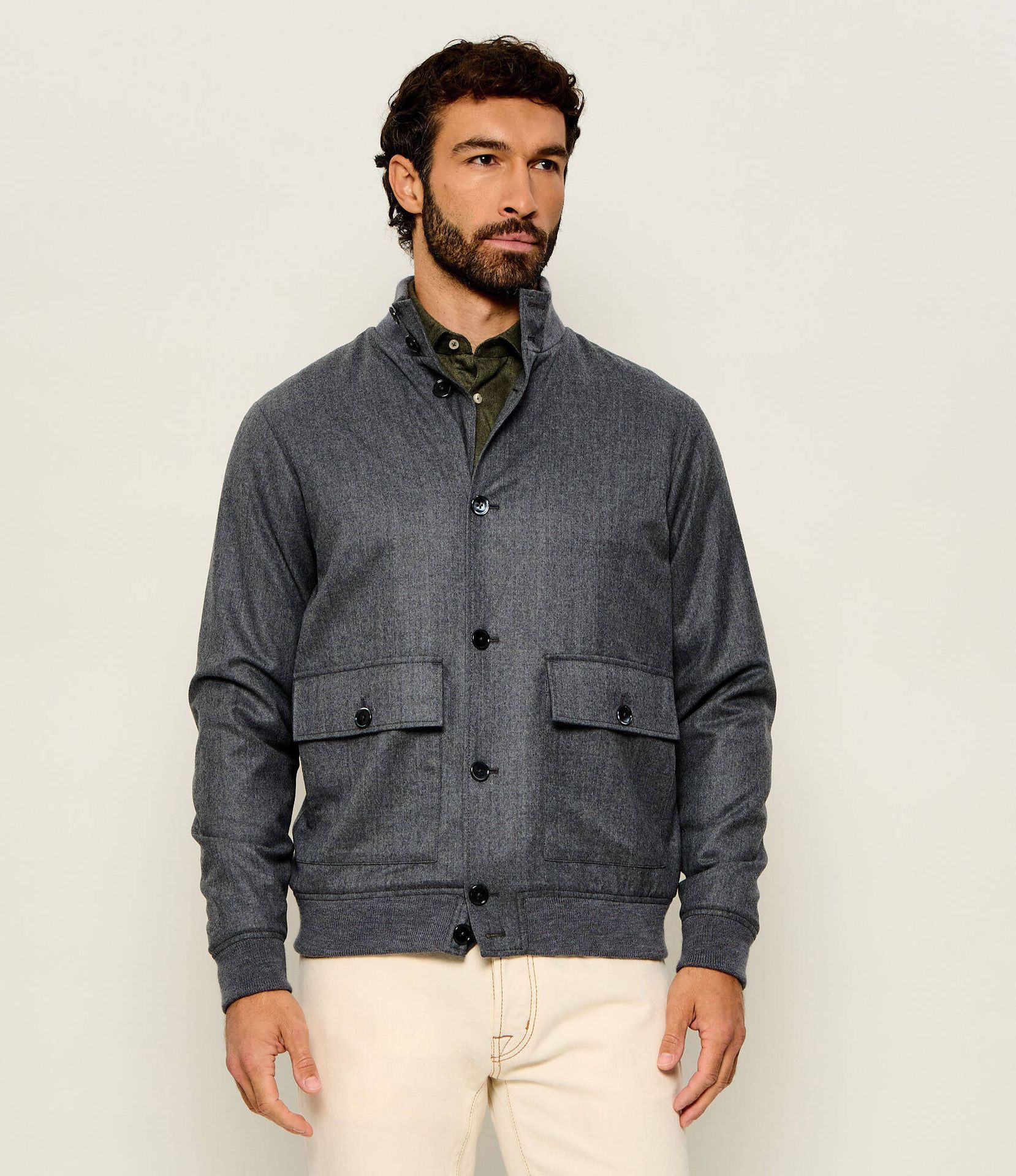 Stenströms Wełniana kurtka bomber Regular Fit