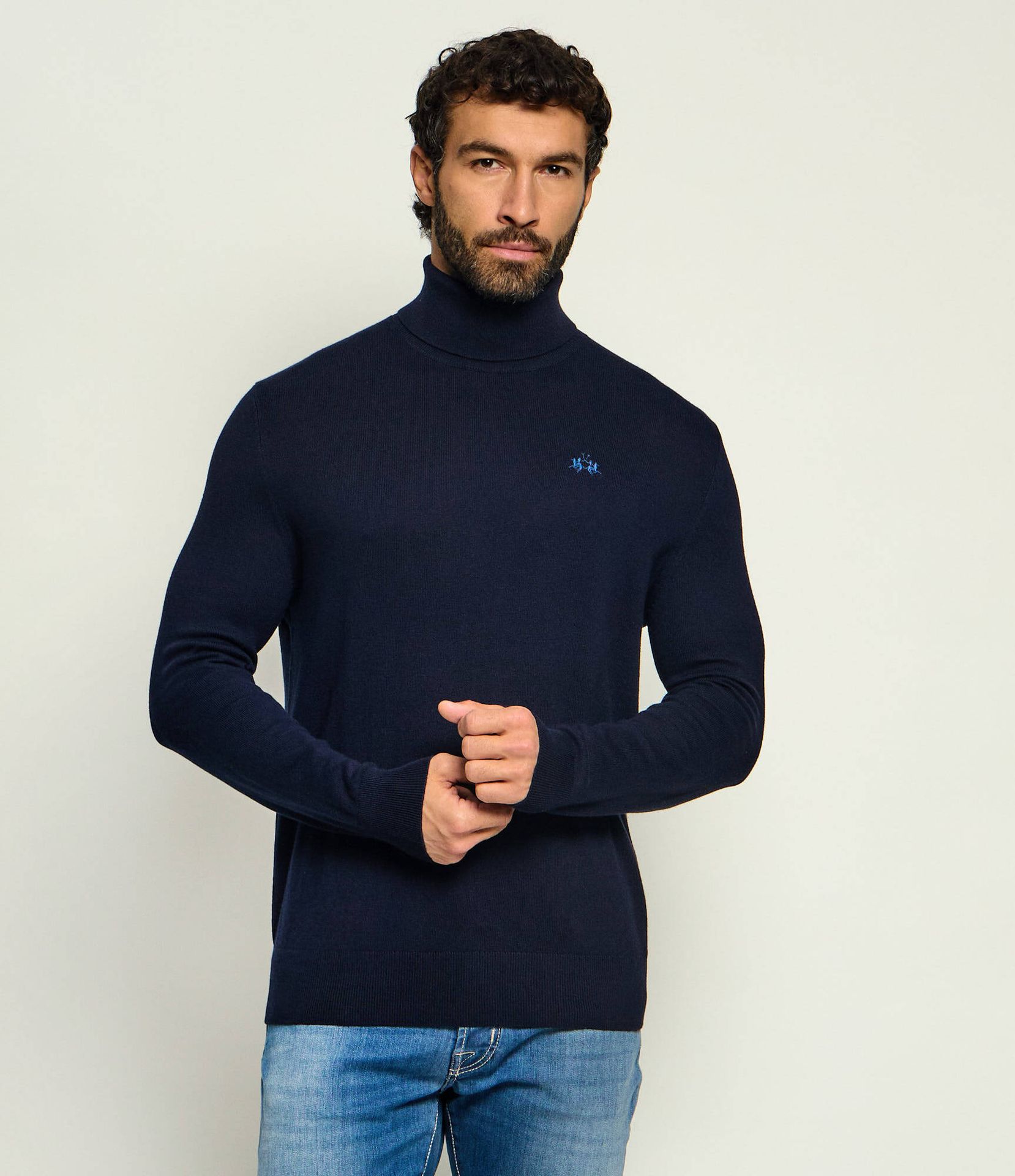 La Martina Golf Regular Fit z dodatkiem wełny