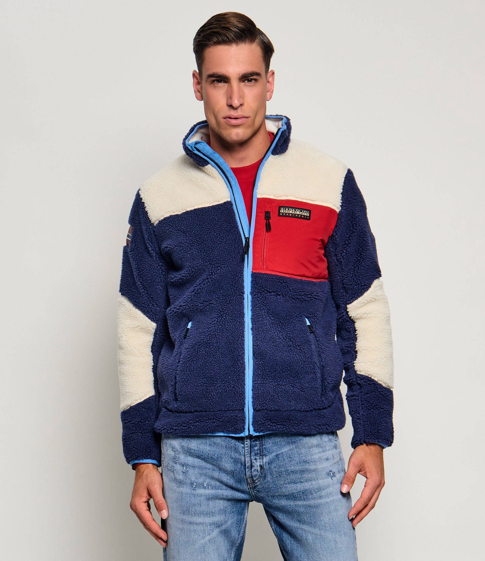 Napapijri Polarowa kurtka Yupik FZ5 Regular Fit