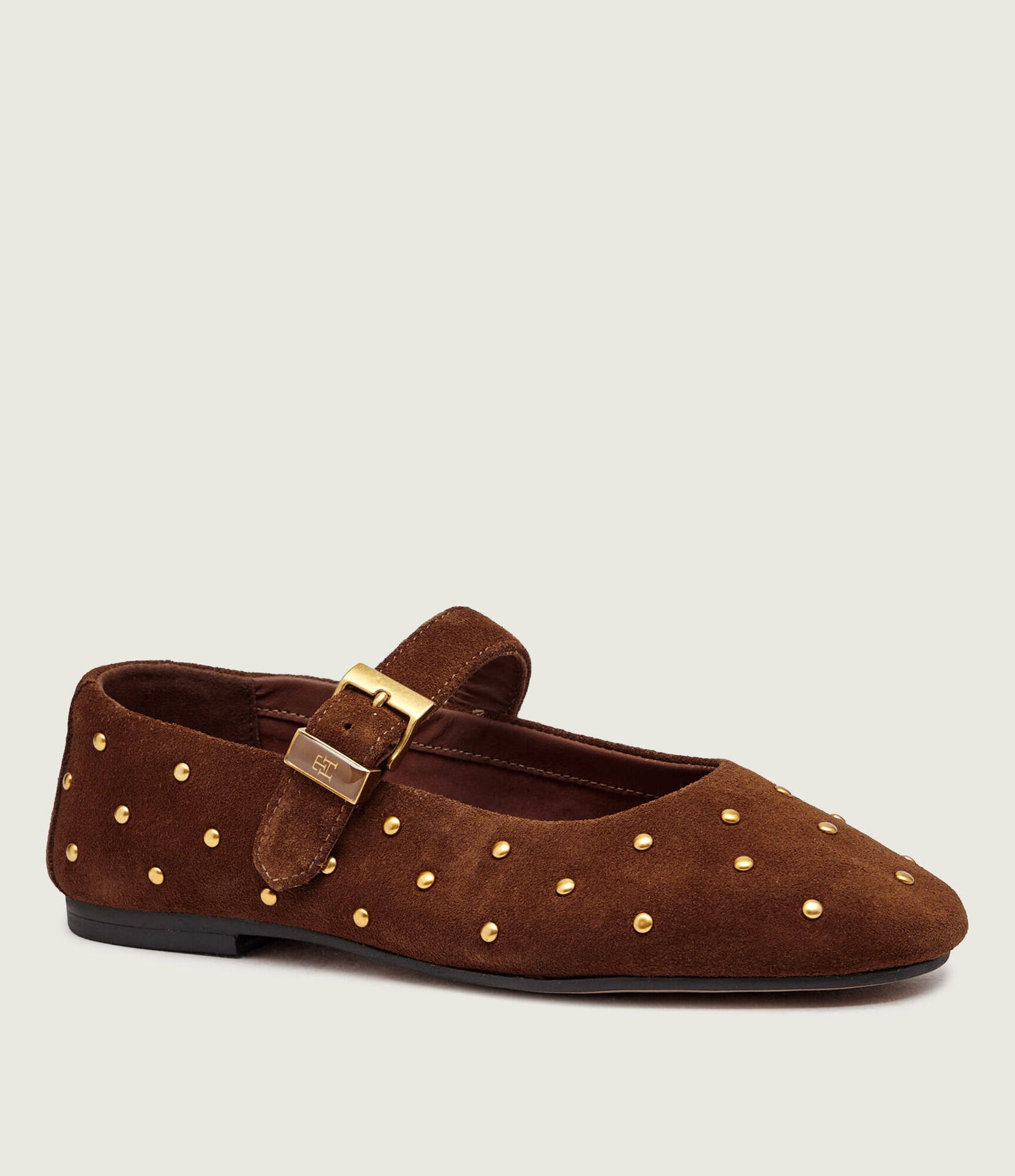 Tommy Hilfiger Baleriny Mary Jane zamsz