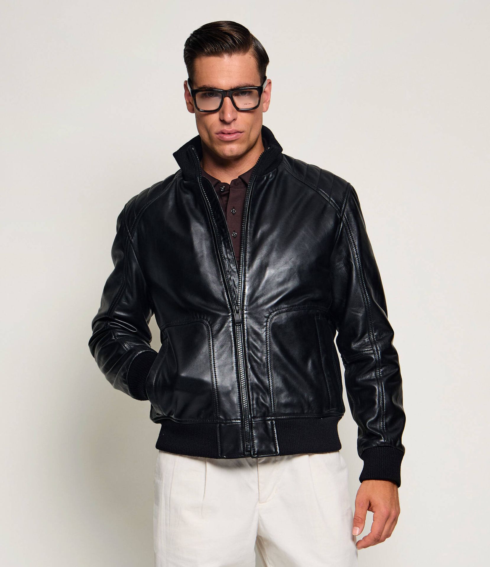 Joop! Skórzana kurtka Dokston Regular Fit